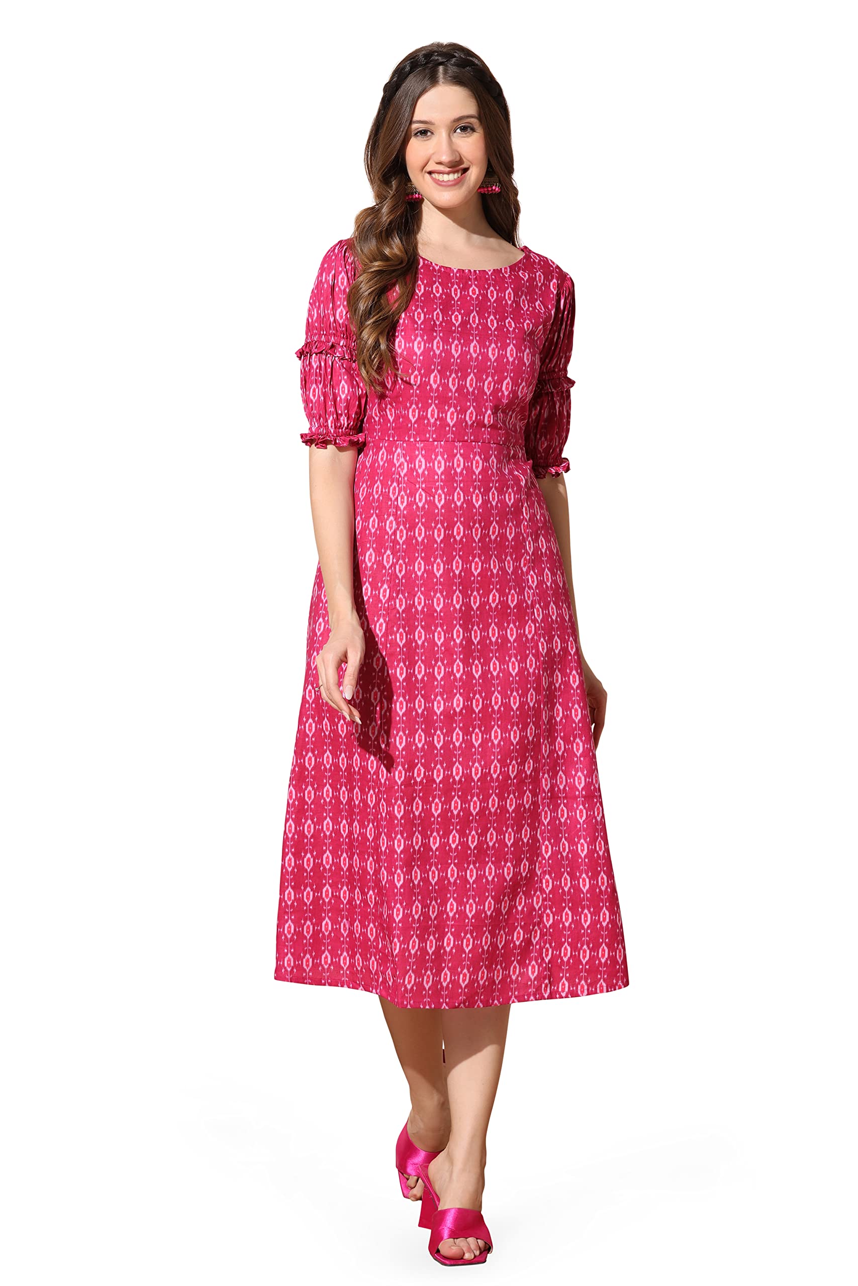 JwalinWomen’s Cotton Western Dresses