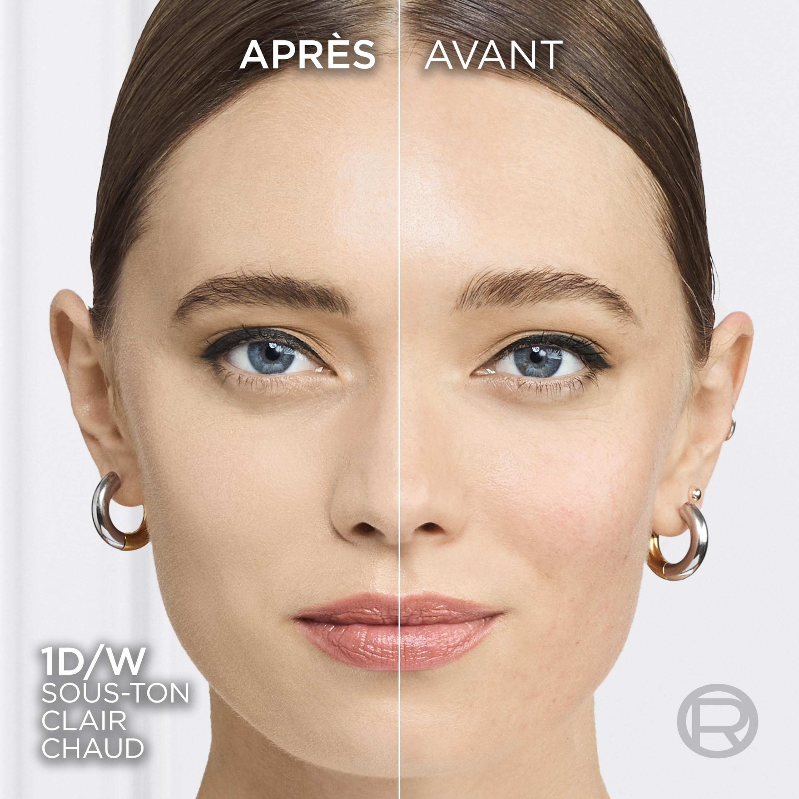 L'Oréal Paris True Match trwały podkład do twarzy w płynie, pielęgnujący z kwasem hialuronowym, SPF 17, 1.D/1.W Golden Ivory, 30 ml