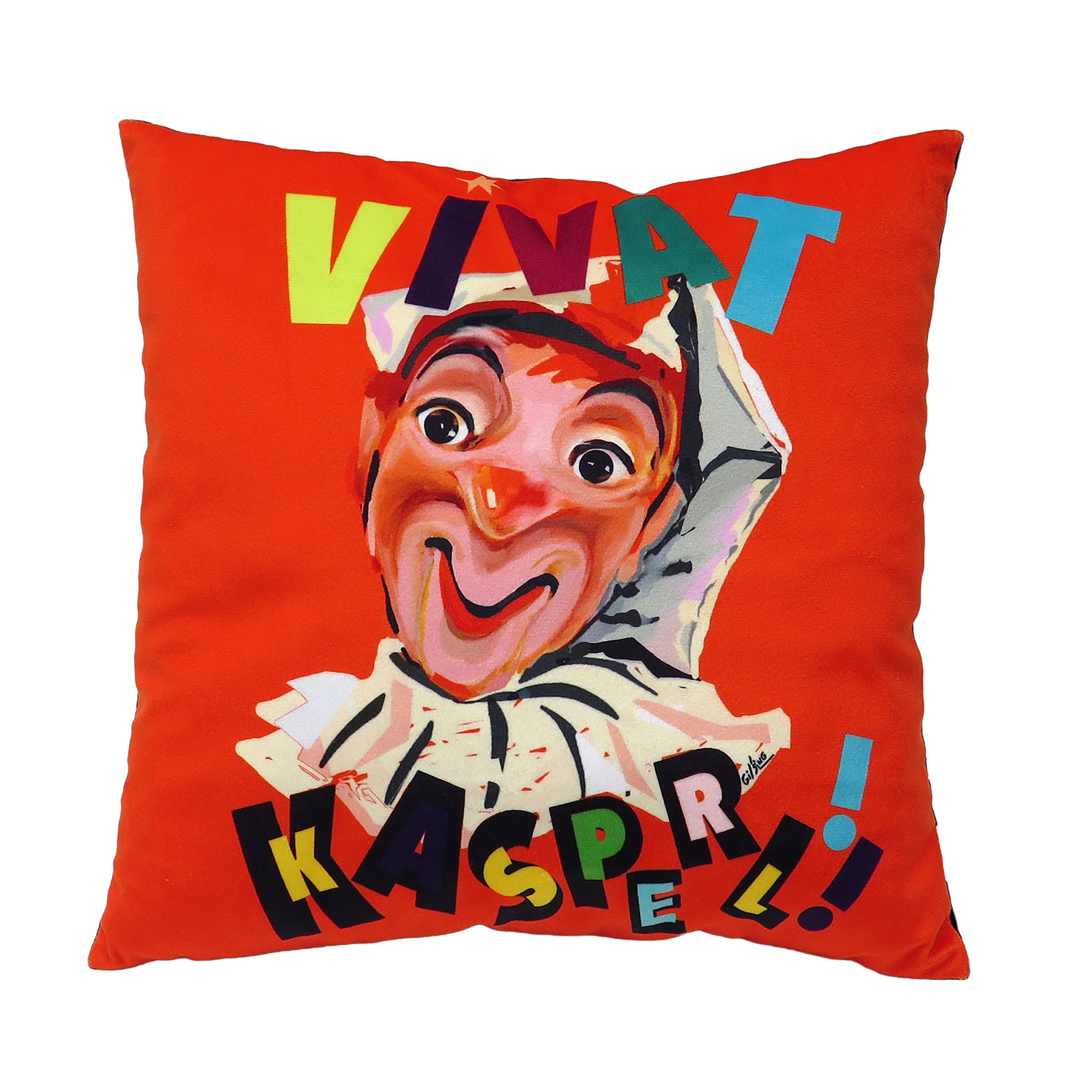 Oreiller enfant lavable machine 30x30 rouge anti-taches pour lit