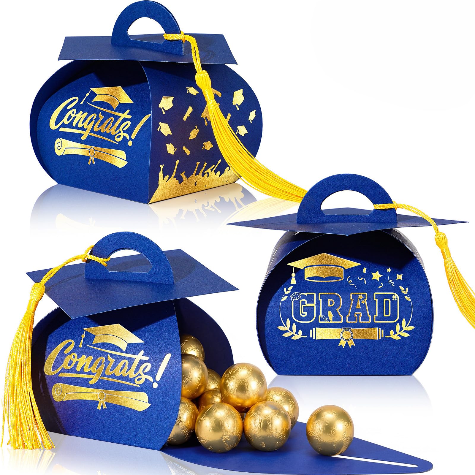 Amazon.com: Spakon 30 Pcs Graduation Cap Gift Box Graduation Party