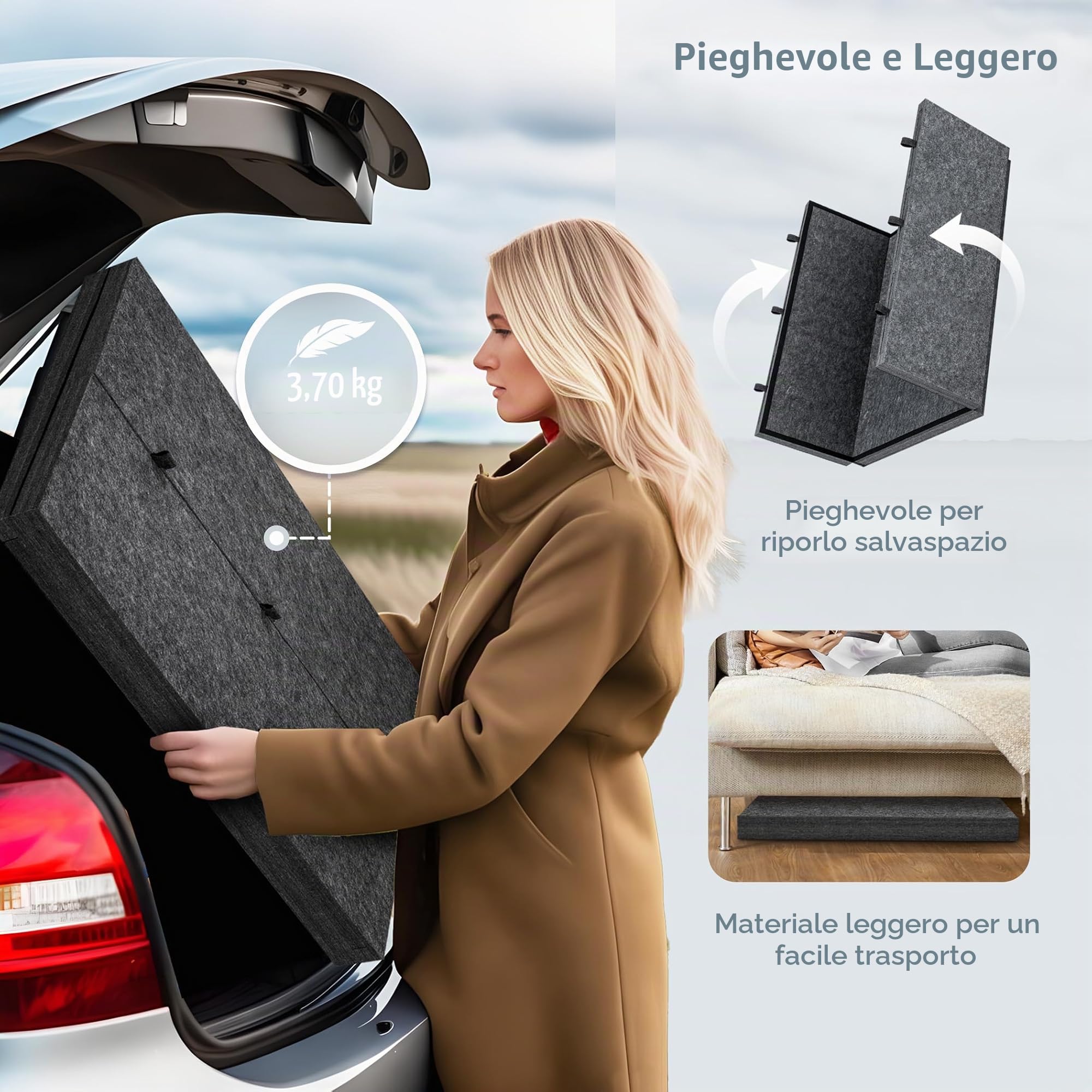 Becko US Tavola puzzle pieghevole e inclinabile da 2000 pezzi, con 6 cassetti e copertura, tavolo puzzle leggero e portatile con supporto integrato per la regolazione dell'angolo, per puzzle da 2000,