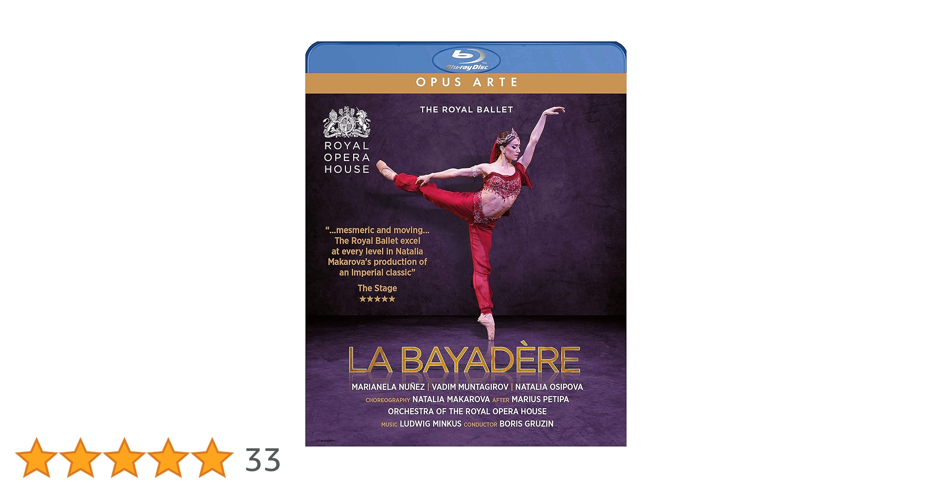 Amazon.co.jp: 英国ロイヤル・バレエ《ラ・バヤデール》[Blu-ray