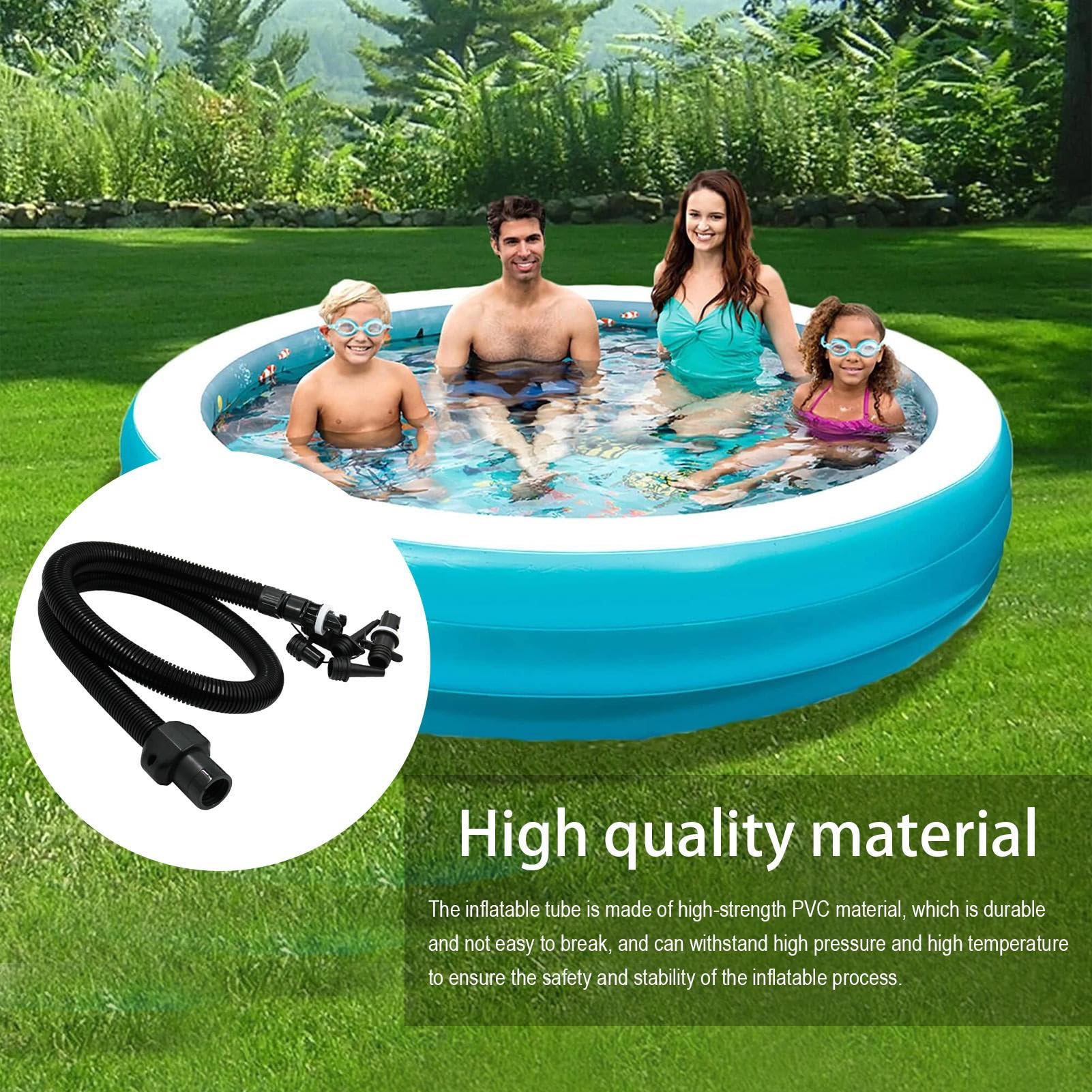 Manguera Para Inflador,Manguera Extraíble Para Bomba De Aire | Conector Multifuncional Ligero Portátil para Barca, Tabla de Paddle Inflable, Colchoneta, Balsa, Tienda, Kayak y Piscina