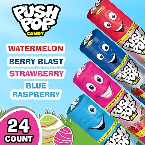 Miniatura 3 de Caramelo Push Pop, varios sabores, 24