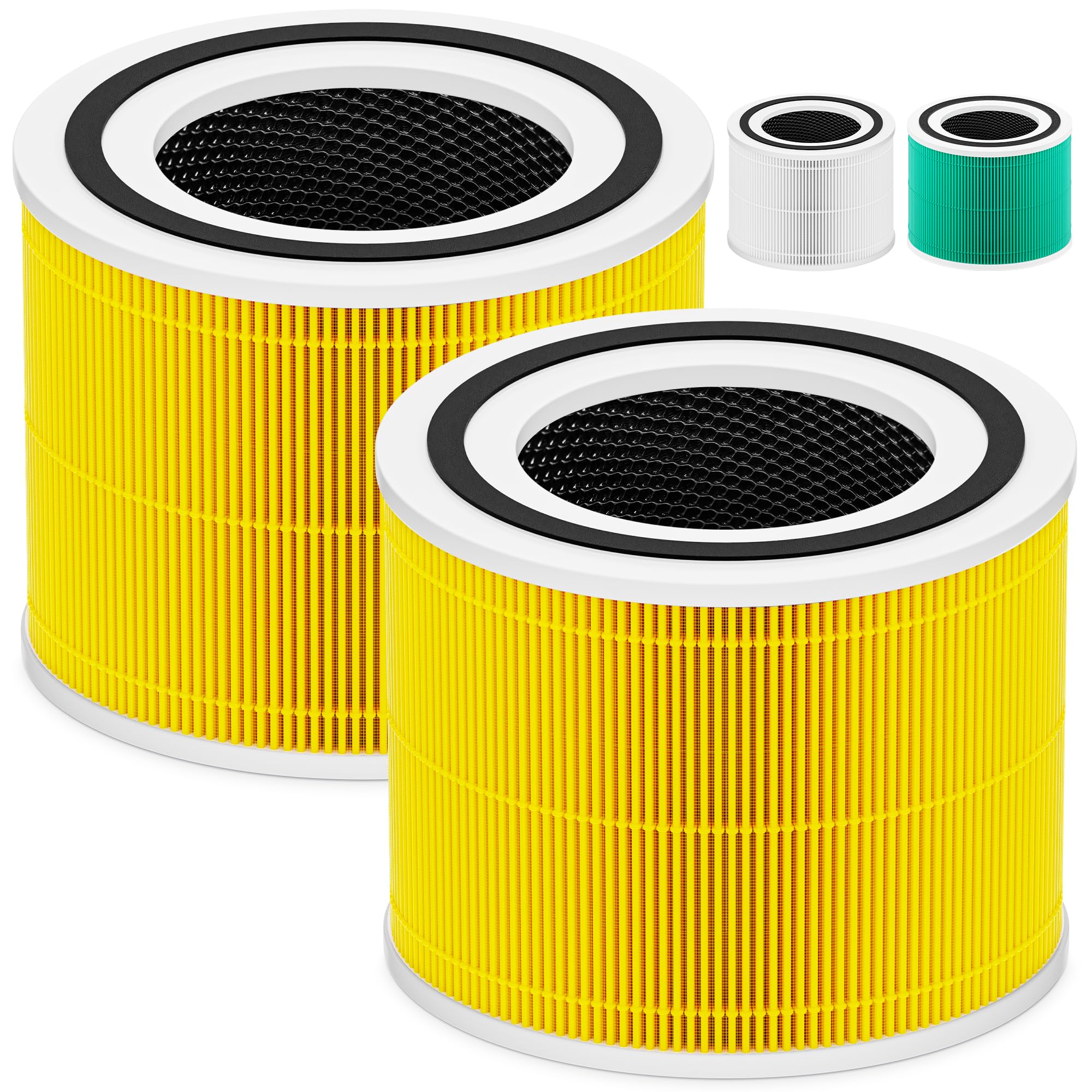 Filtre HEPA 14 Puroair 240 jaune contre les allergies aux animaux de compagnie