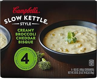 Style Creamy Broccoli Cheddar Bisque, 15.5 oz. Tub (Pack of 4)