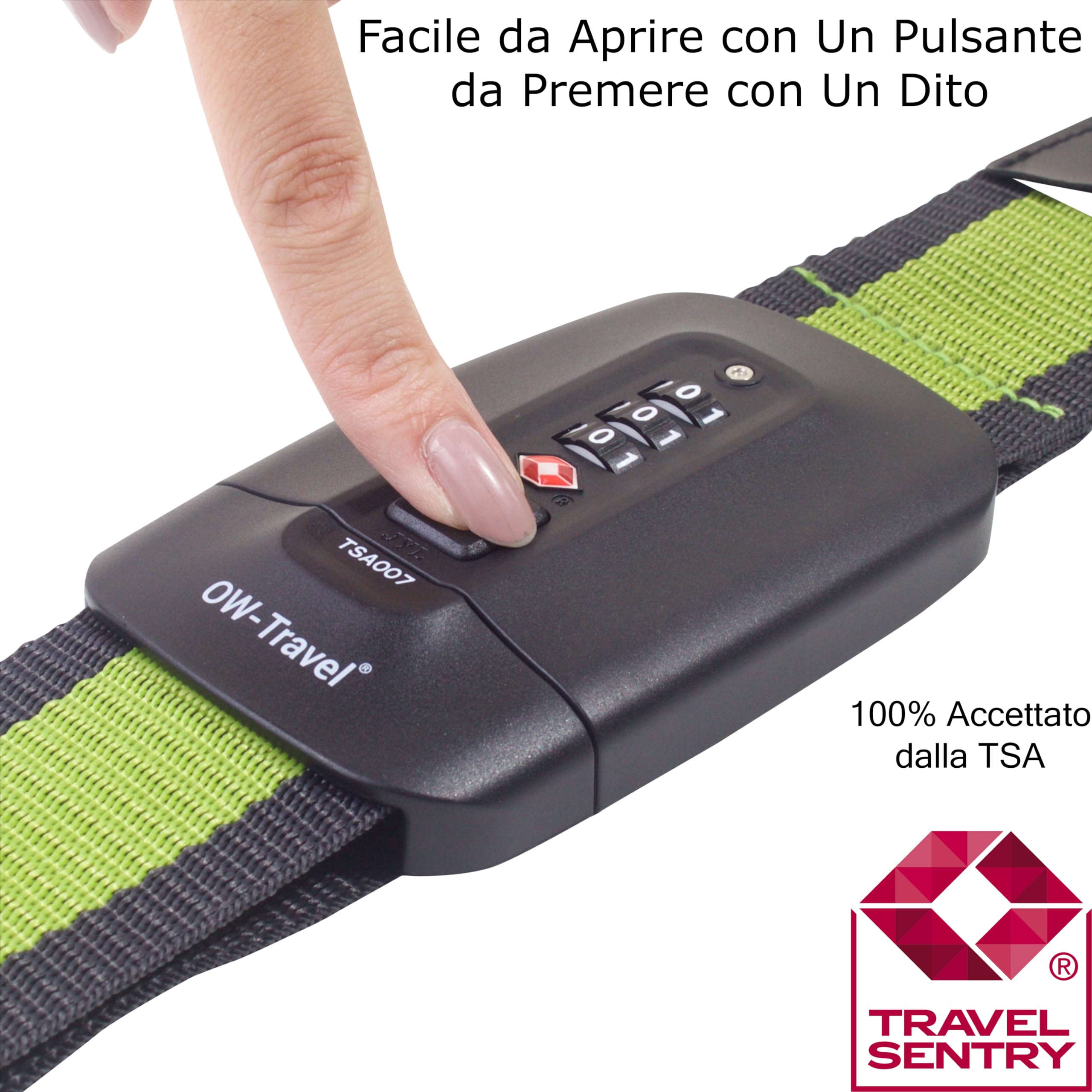 Cintura Per Valigia Da Stiva Cinghia Sicurezza Per Valigia Con