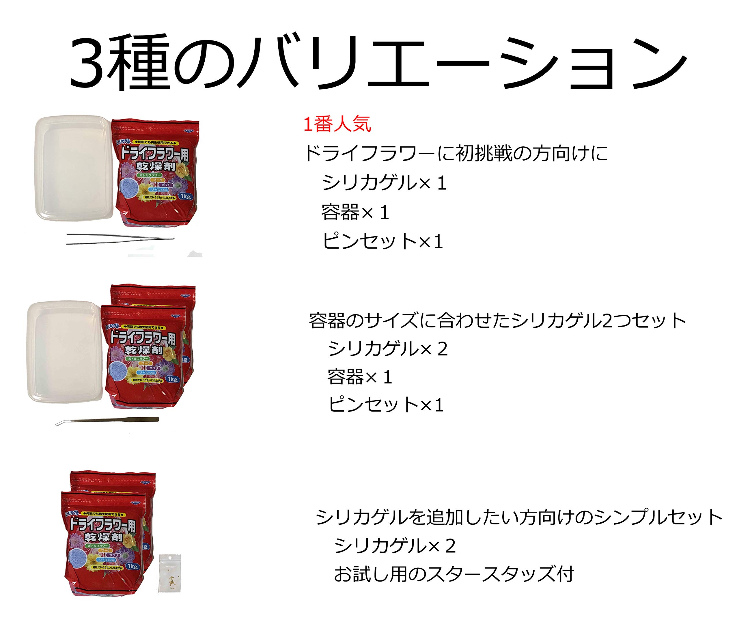 Amazon.co.jp: 豊田化工 シリカゲル ドライフラワー用 乾燥剤 1kg ＋