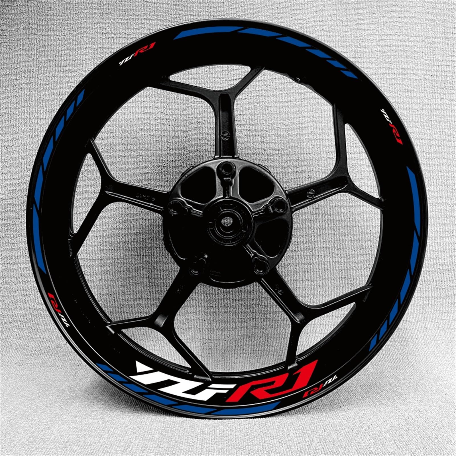 Calcomanías Reflectantes para Llantas Motocicleta para YZF R1 7 Colores Franjas Llanta 17 Pulgadas(Set Meal 14)