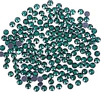 Vista 20 de Nibiru 6616 diamantes de imitación de cristal con parte trasera plana de varios tamaños para manualidades, gemas de vidrio redondas con pinzas y Rosa