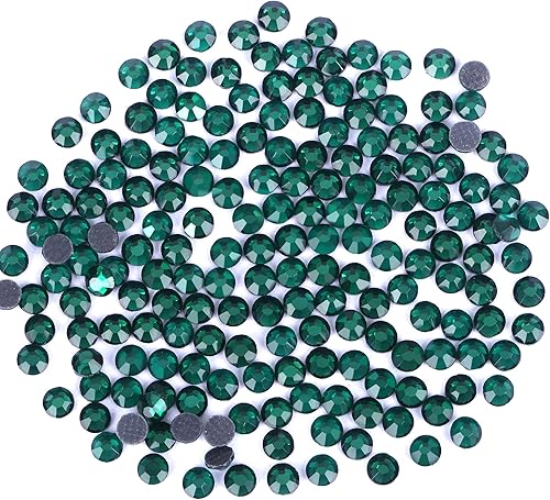 3200 unidades de diamantes de imitación SS10 con parte trasera plana de vidrio SS10 redondos a granel para manualidades, arte, ropa, zapatos (zafiro)