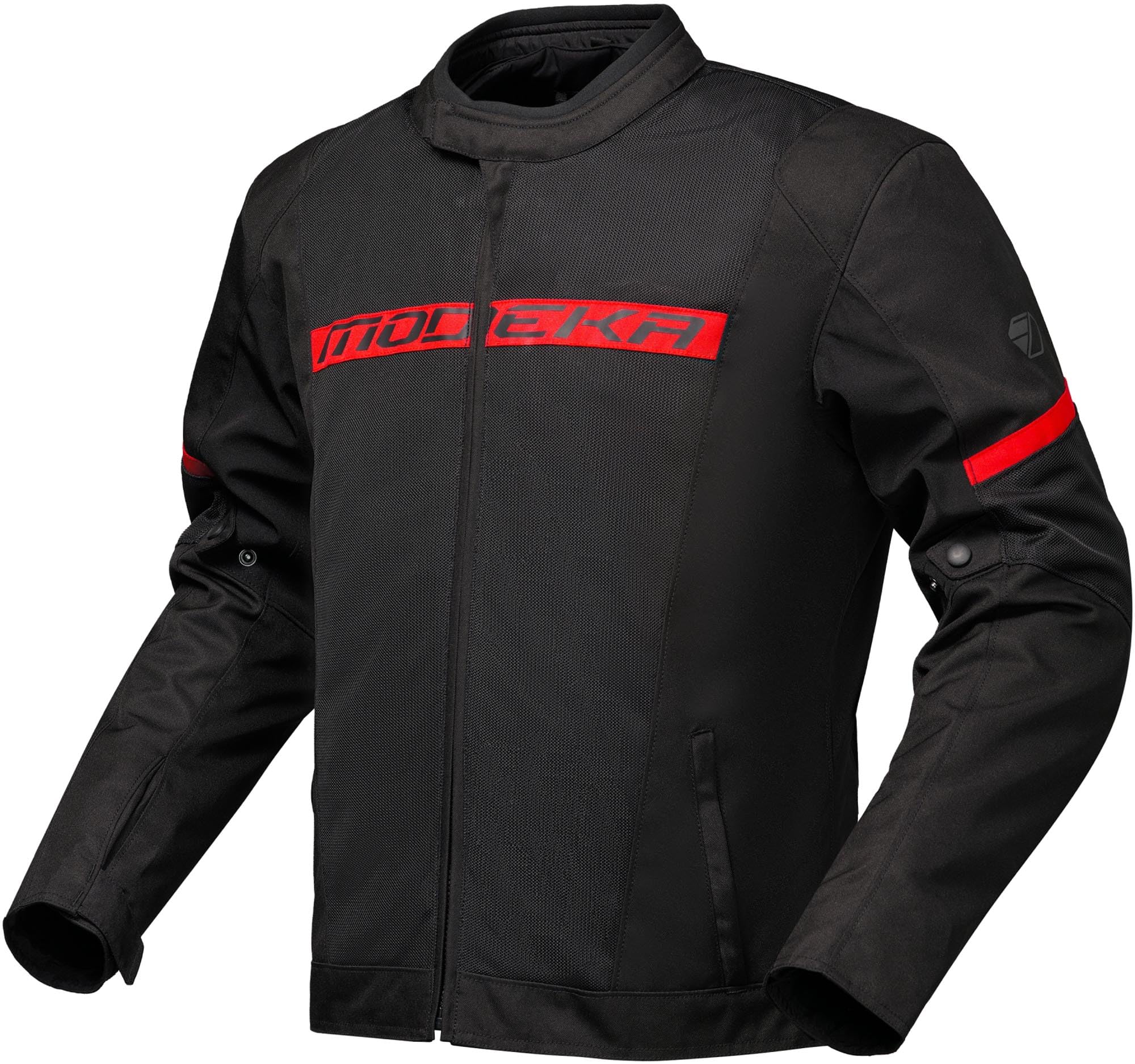 Modeka Jano Air Kurtka tekstylna motocyklowa, czarny/czerwony, XL