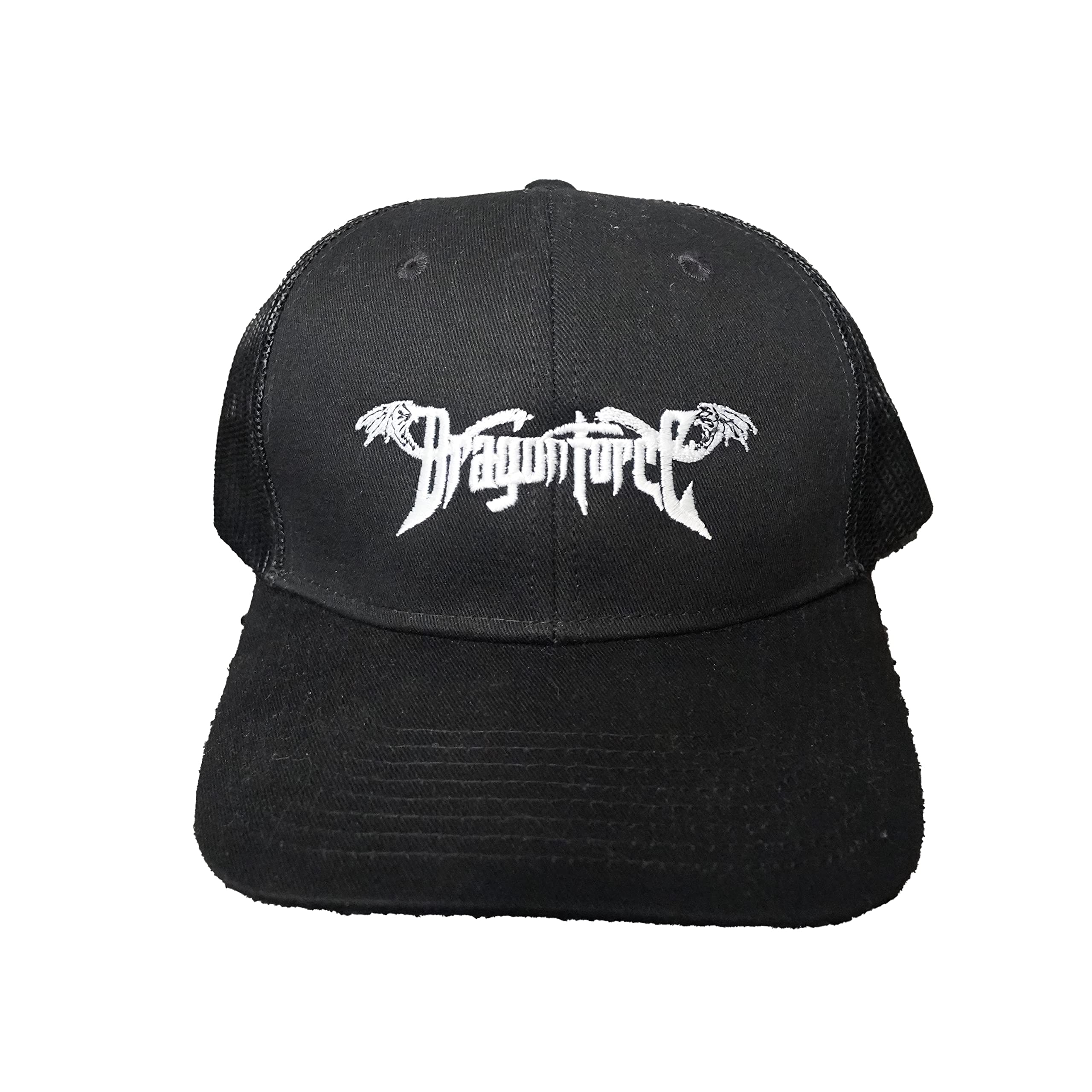 DragonforceLogo Snapback Hat/Baseball Cap with Mesh Back (Official Merchandise), Black, One size