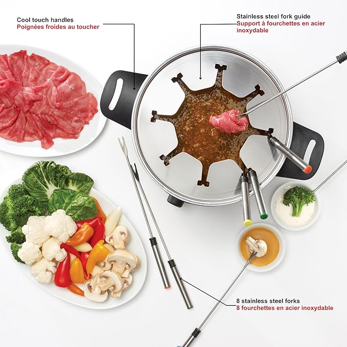 Set Fondue Eléctrico Starfrit 12 Piezas 3L 1500W miniatura 5