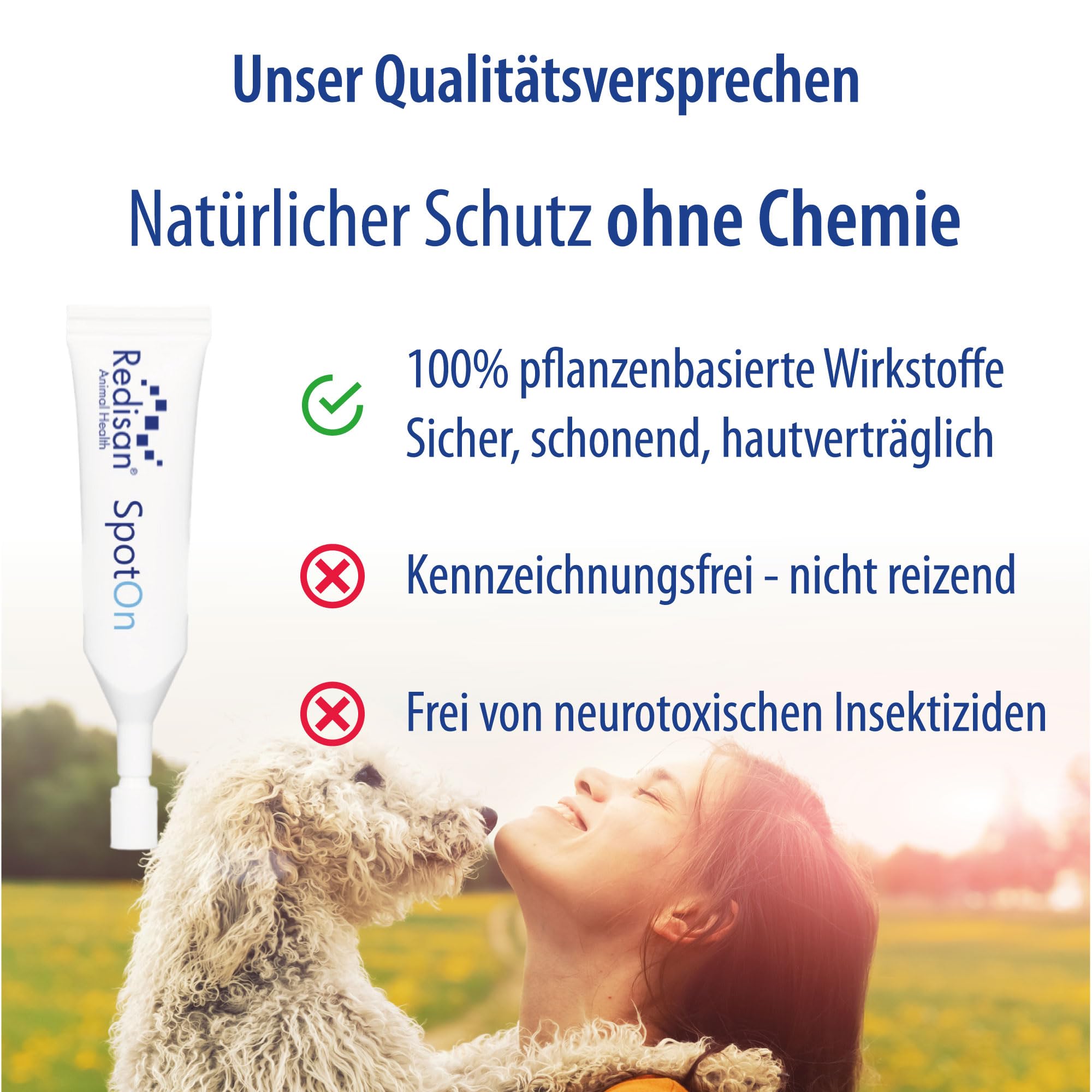 Spot on Hund I Pflanzenbasiertes Zeckenmittel OHNE CHEMIE I Effektiver Schutz vor Zecken, Flöhen und Insekten I Zeckenschutz Hund ohne Nebenwirkung I Bis zu 15 Wochen Schutz I MADE IN GERMANY