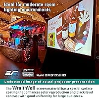 Vista 3 de Pantalla para proyector al aire libre con soporte 16:9, 8K 4K Ultra HD 3D, plegable y rápida YardMaster 2 Rear Projection