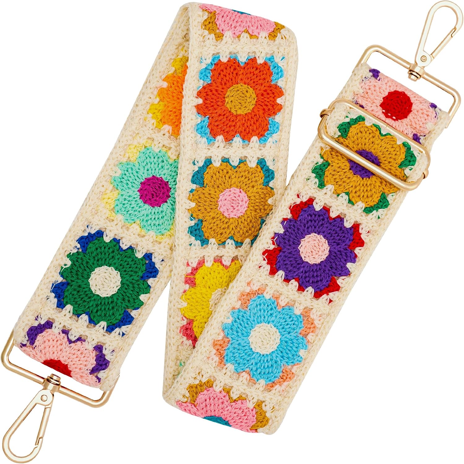 chushui Knit Purse Strap,Replacement Crossbody Wide Adjustable Shoulder Strap for Bag Handbag