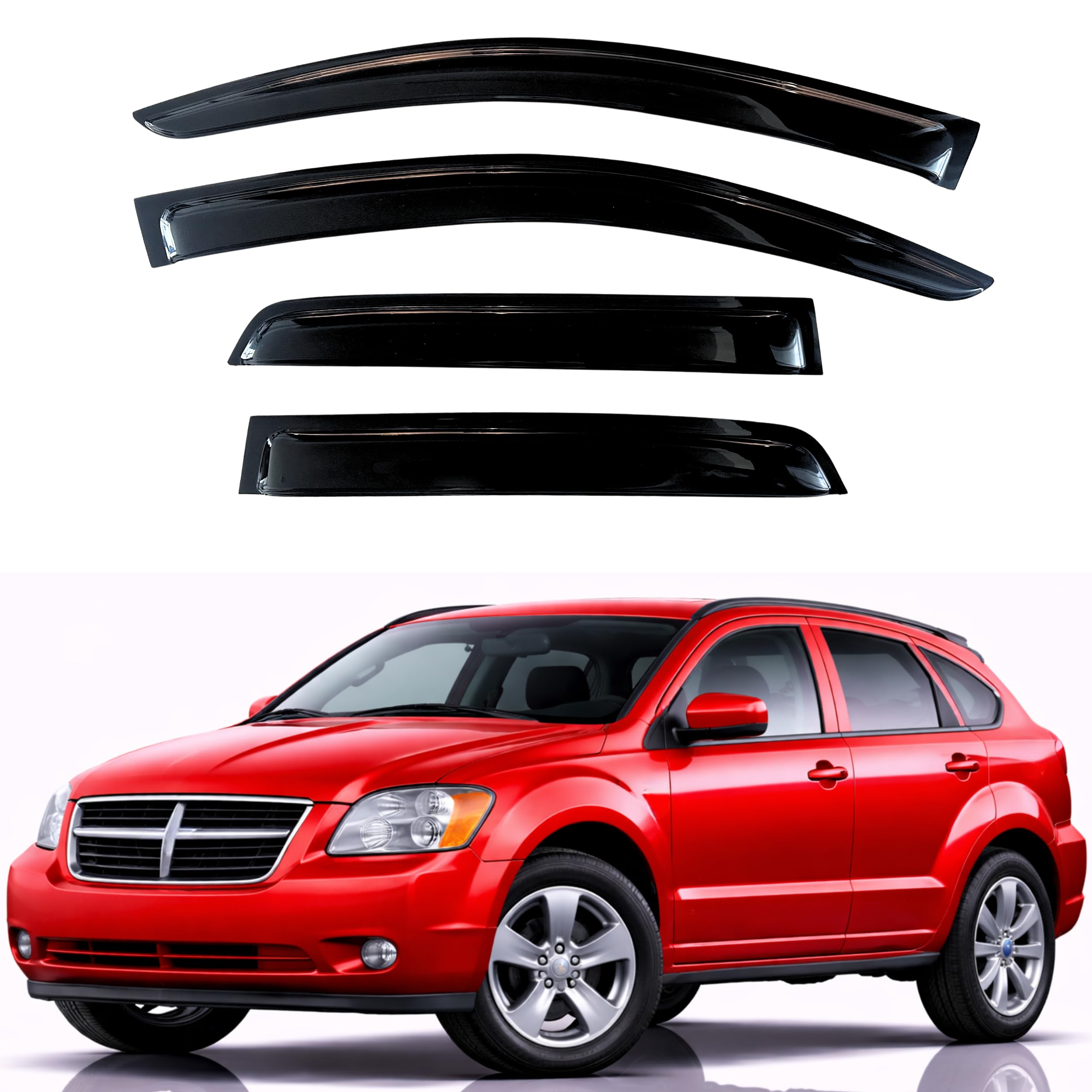 KPY Rain Guards Fit for 2007-2012 Dodge Caliber