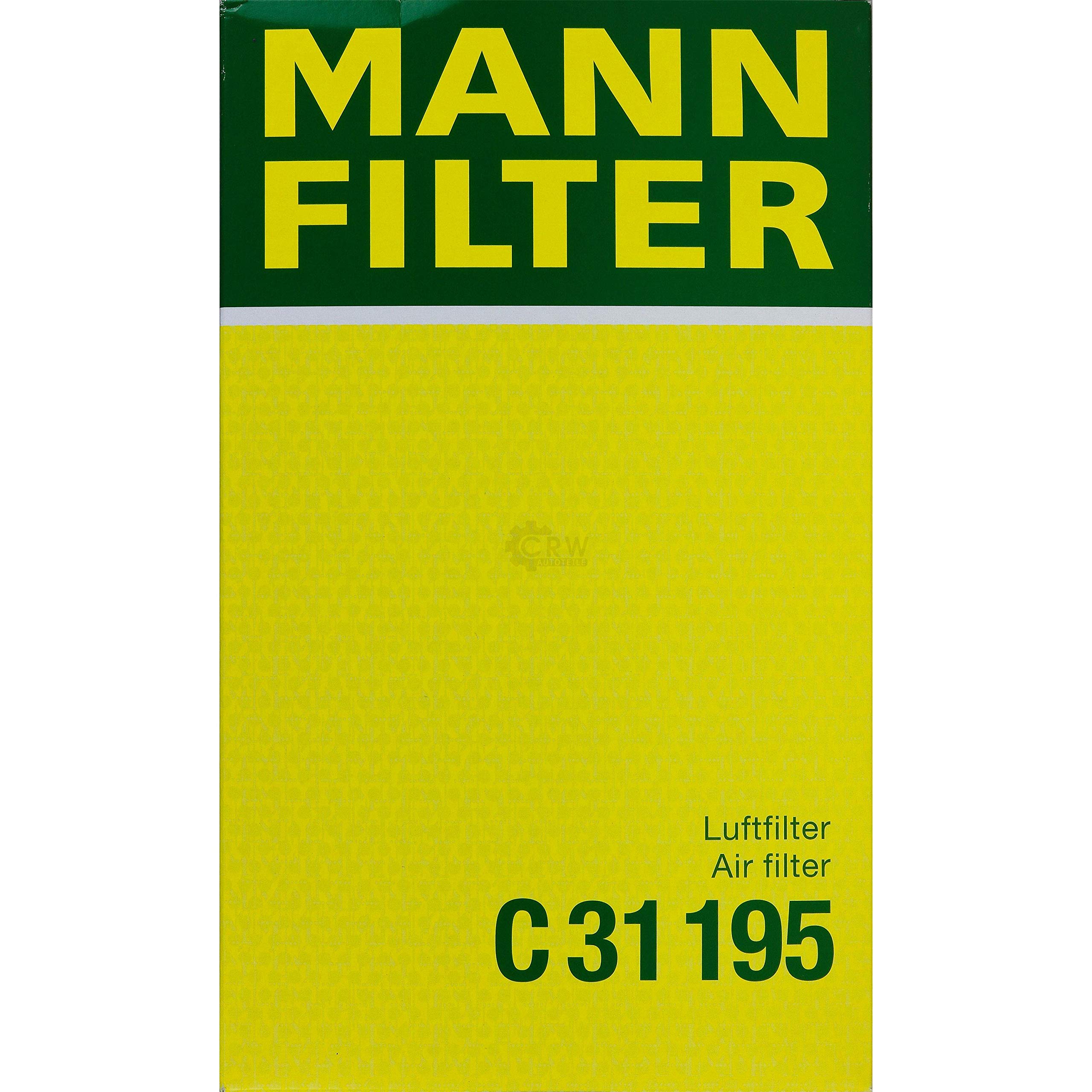 Paquete de inspección Kit de mantenimiento de filtros con filtro de aceite W 1130/1, filtro de aire C 31 195, filtro de combustible WK 845/1, filtro de habitáculo CU 3192, tornillo de cierre