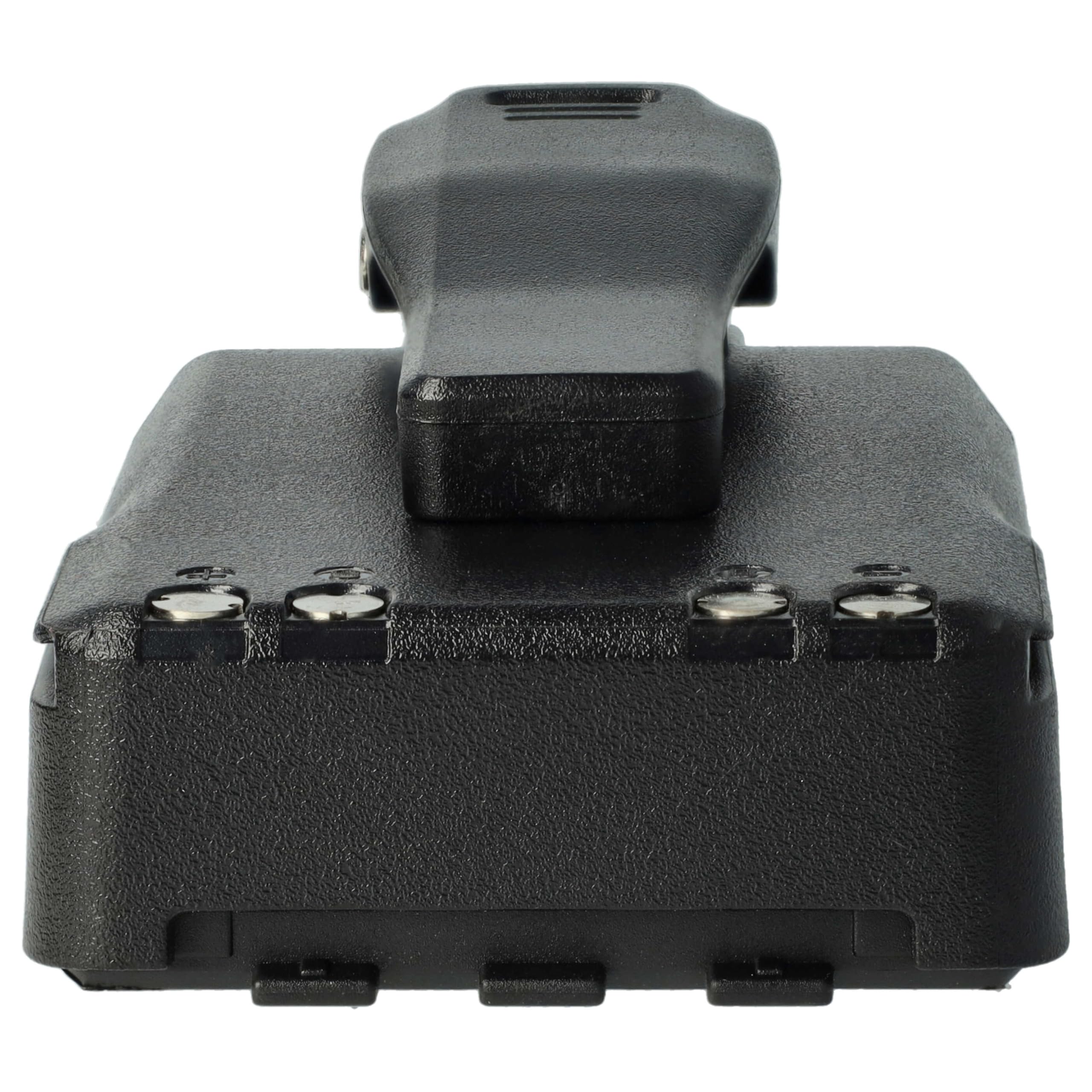 vhbw Bateria zamienna do Icom BP-307 do krótkofalówki, Walkie Talkie (3300 mAh, 7,4 V, litowo-jonowa) + klips do paska