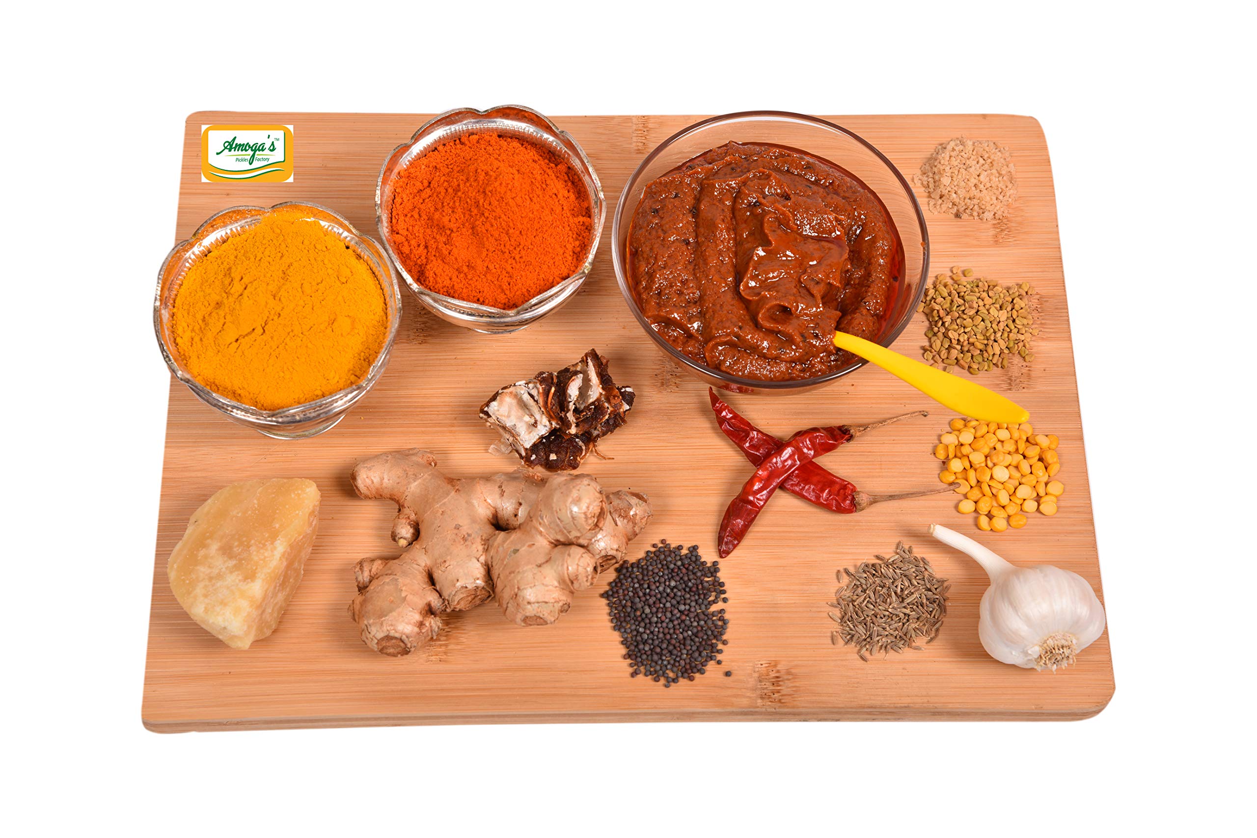 Amogas Pickles Factory Andhra Authentic Ginger/Allam/adarak Pickle /Achar 100% Natural Handmade Pickles- 200 Gram (Pack of 2) (B07PMMM925) Amazon Price History, Amazon Price Tracker