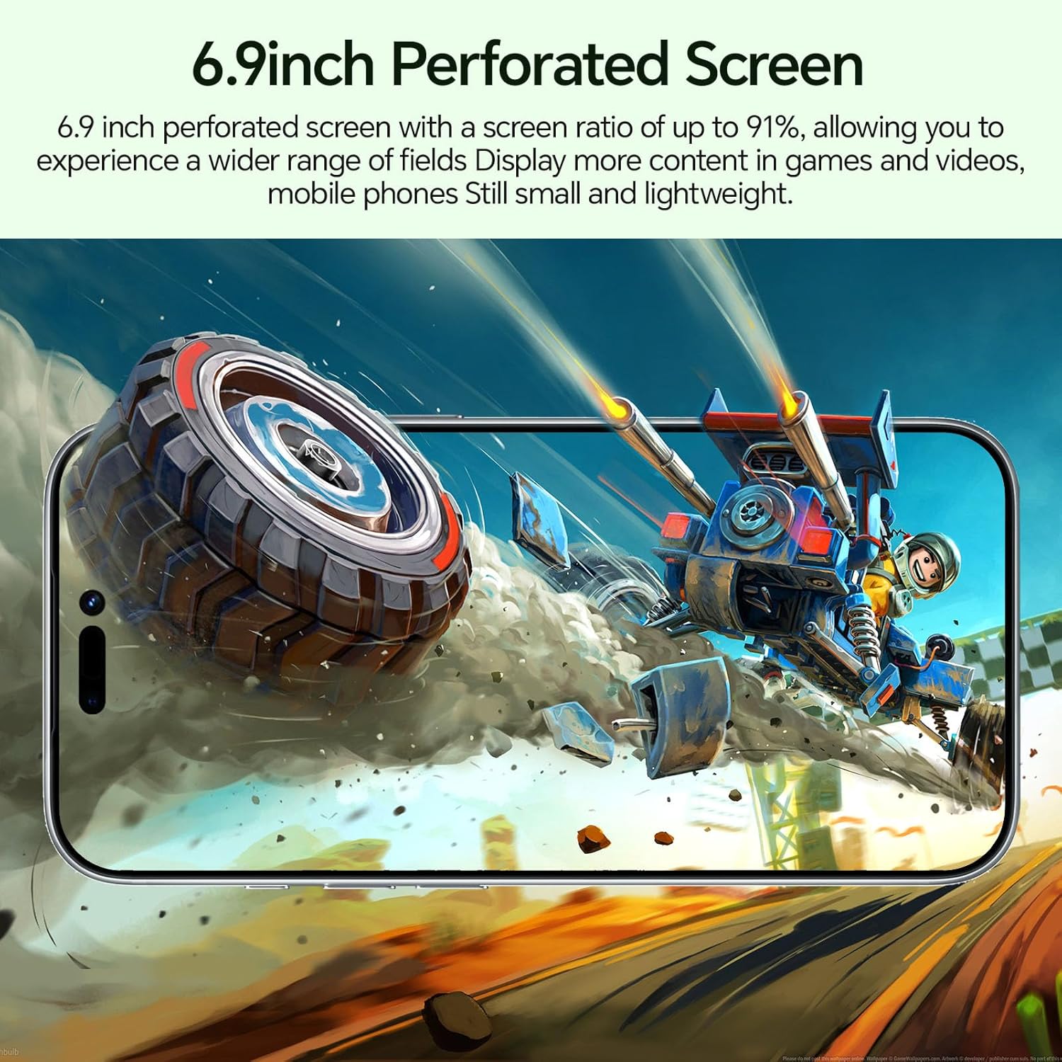 Unlocked L17PROMAX Ultra Cell Phones with 5000mAh Battery,Android 15 Snapdragon 888 Smartphone Phone,16GB RAM+512GB ROM,32MP+104MP Camera, 3040 * 1440 HD 6.9'' Screen /5G/Dual SIM/GPS/WiFi(Orange)