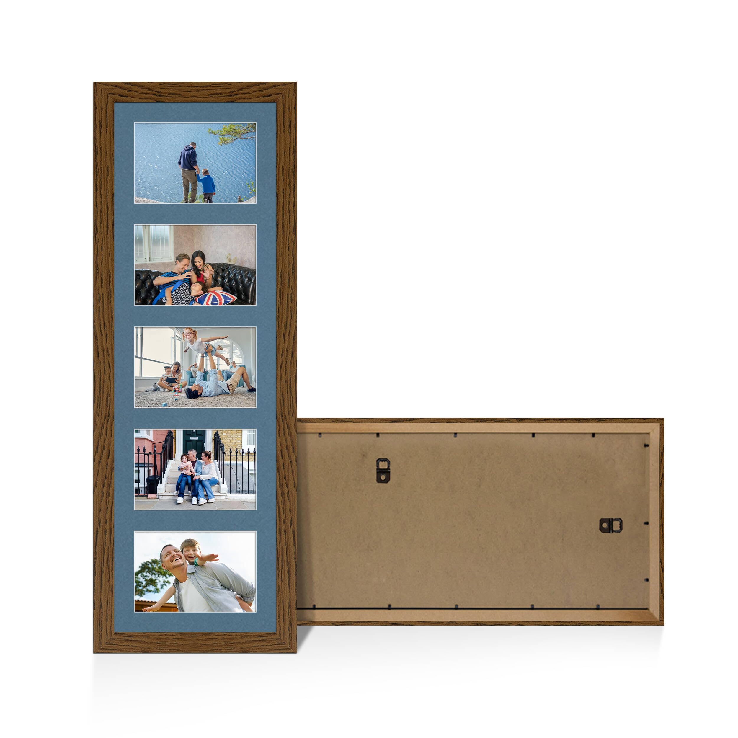 Alison Kingsgate Dark Oak 26x8 Photo frame for multiple pictures