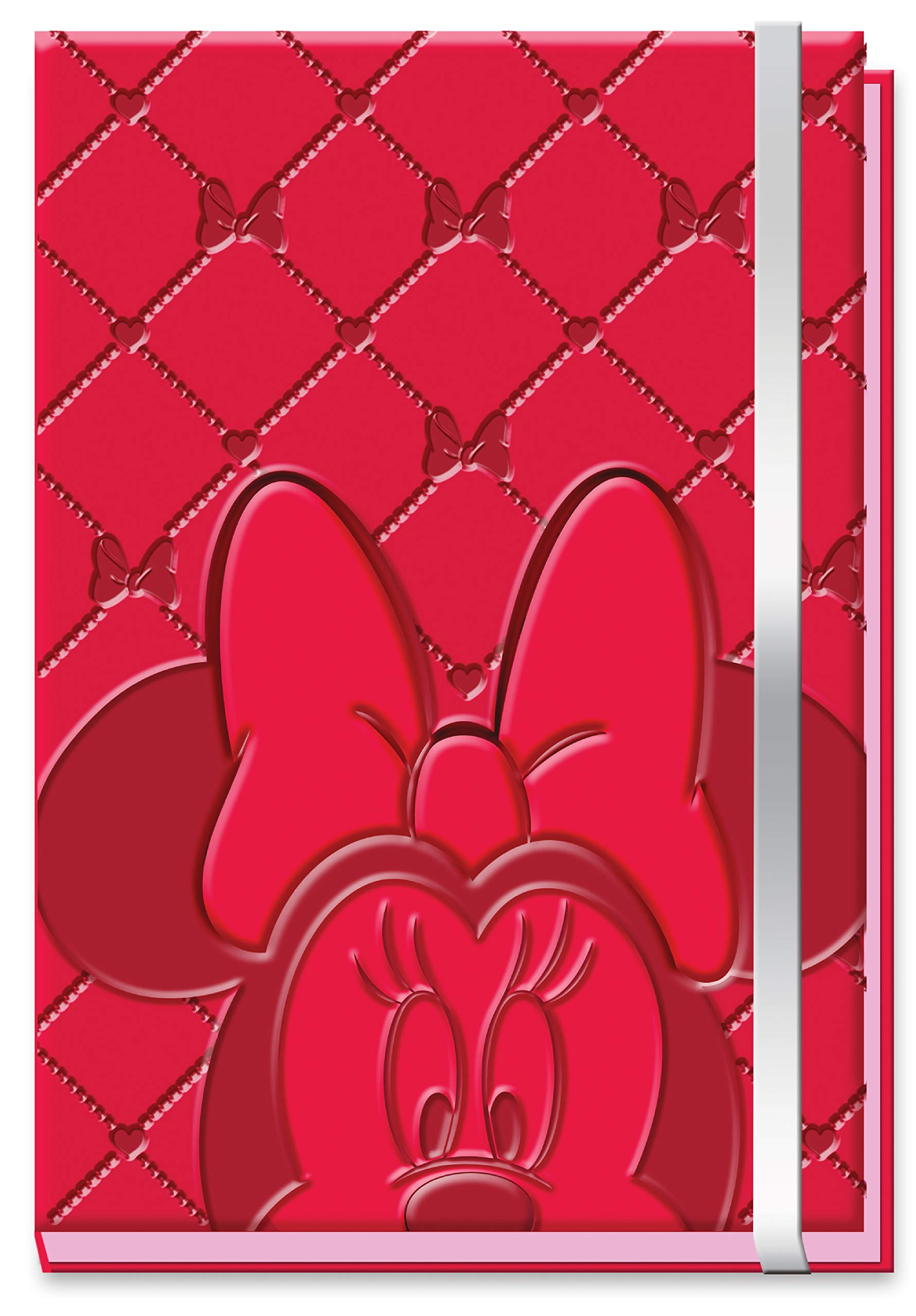 Journal Minnie Mouse Red Deluxe à couverture rigide et pages épaisses