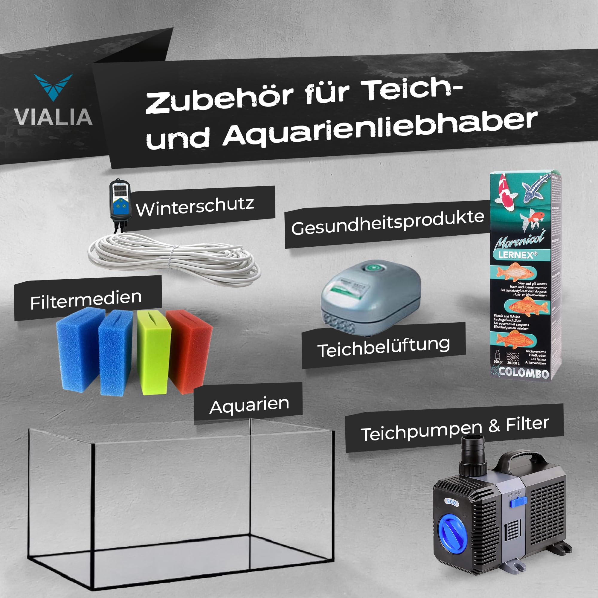 Frostschutz Heizkabel 6m 75W | Eisfreihalter für Teiche von 1-4 m³ | Teichheizung zum Schutz von Fischen & Pflanzen im Winter | Wärmekabel IP68 wasserdicht für Filter & Wasserlauf