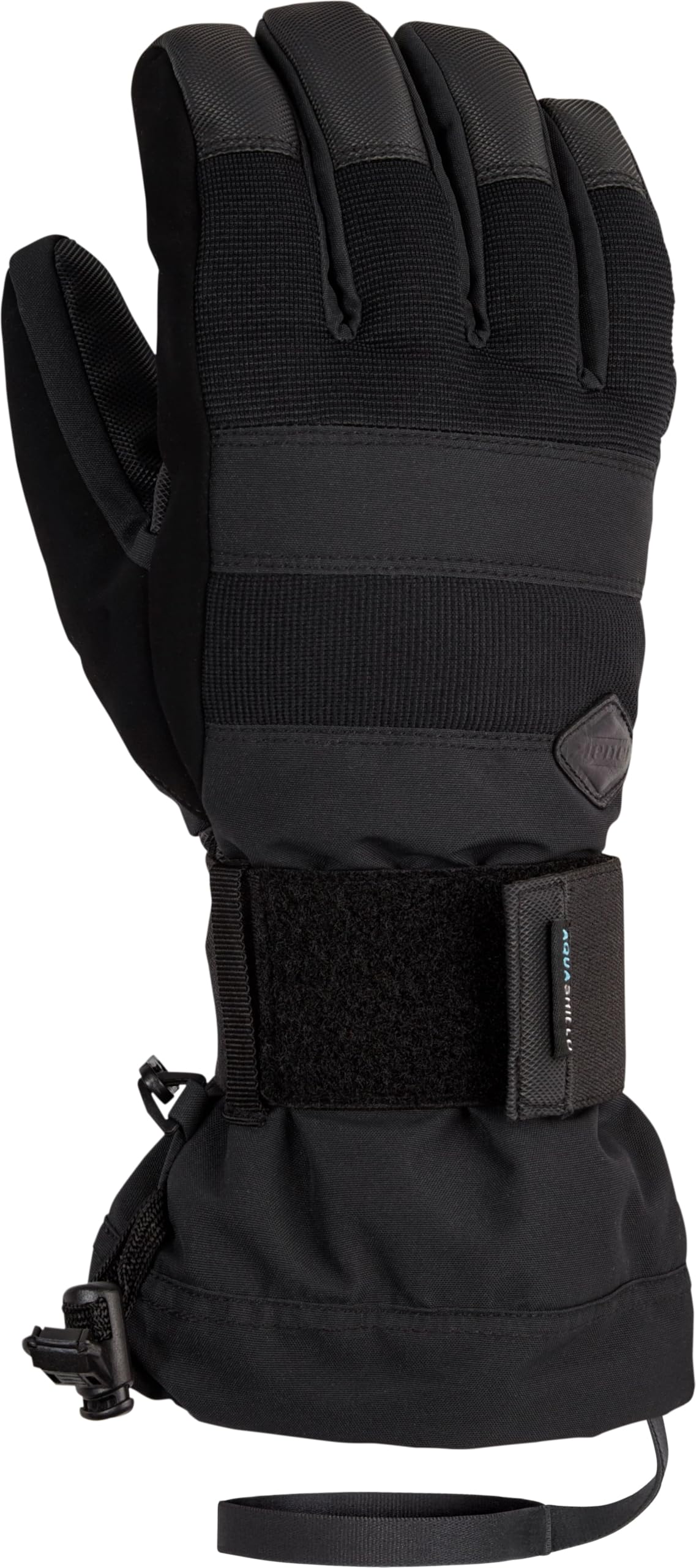 Ziener Herren Milo Snowboard-Handschuhe/Wintersport | wasserdicht, atmungsaktiv; Protektor, Black