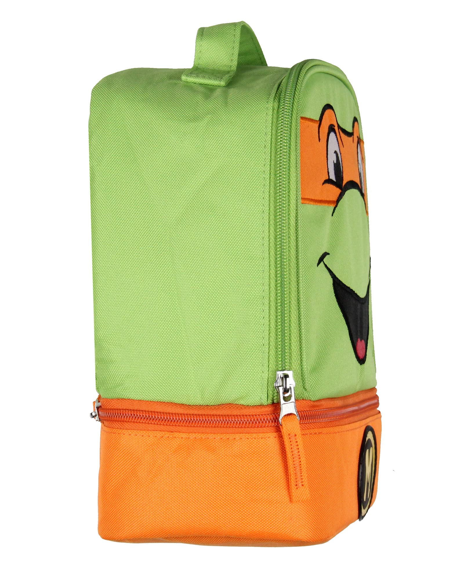INTIMO Lunchbox TMNT Teenage Mutant Ninja Turtles – Portapranzo A Doppio Scomparto Con Michelangelo, 22,9x10,2x20,3 Cm - 2