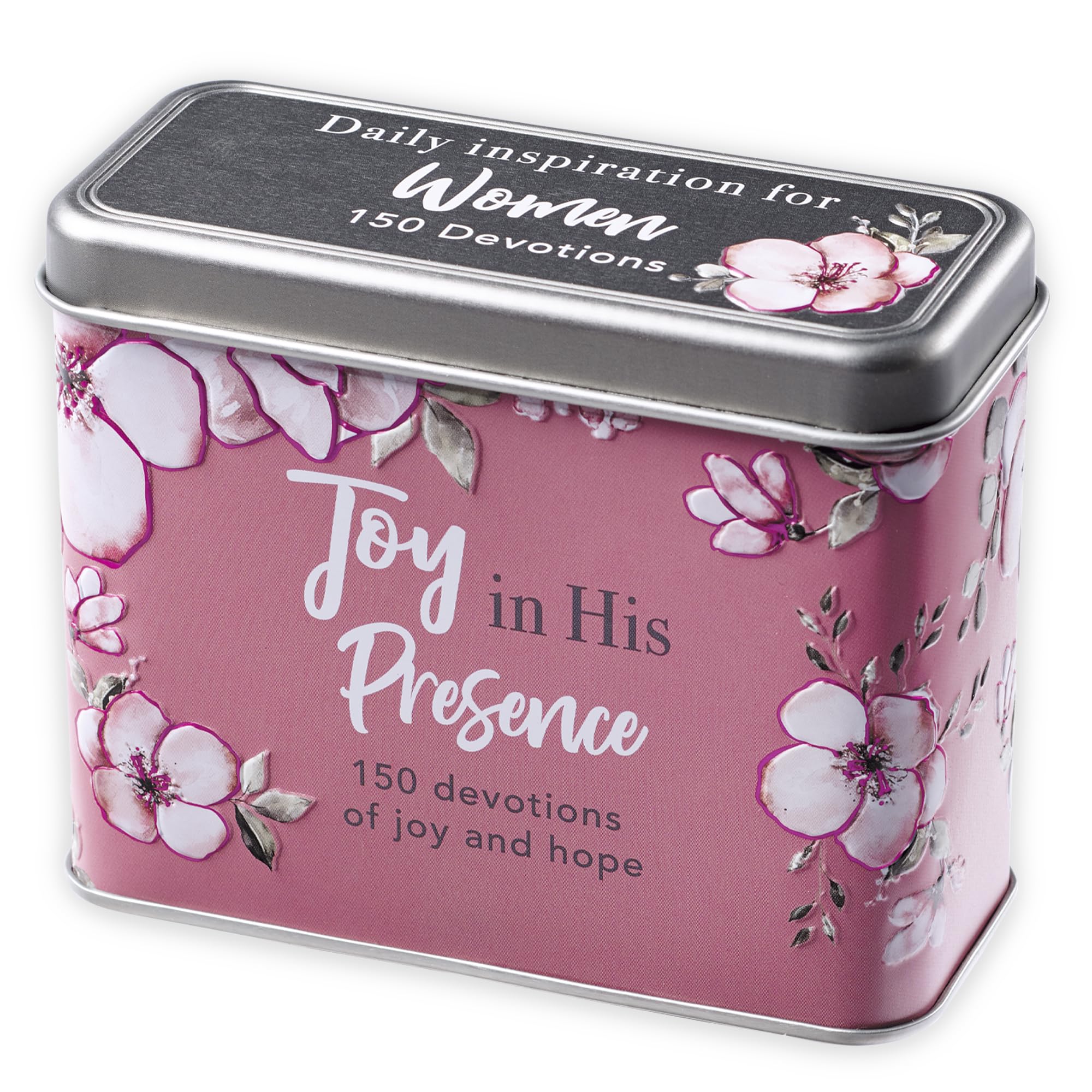 Christian Art Gifts Scripture Devotional Cards for Women: Joy In His Presence – 150 Classic Devotion Prayer Card Encouraging Bible Verse, 75 Double