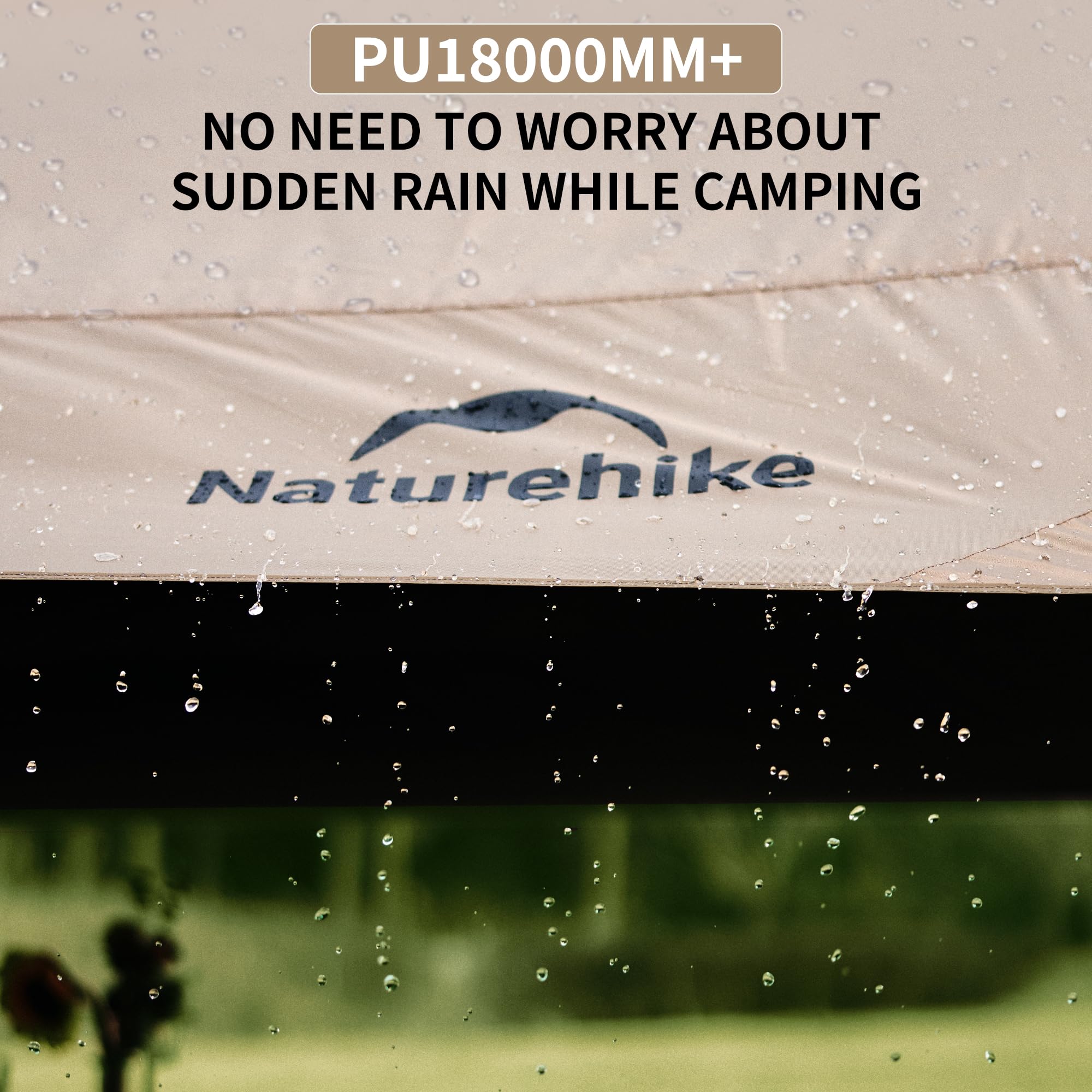 Naturehike Zadaszenia Daszki do Namiotów Namiot Kempingowy Tarp Wodoodporna Ochrona Przed Deszczem Markizy Przeciwsłoneczne Anti-UV Markizy Pawilon na Piknik na świeżym Powietrzu