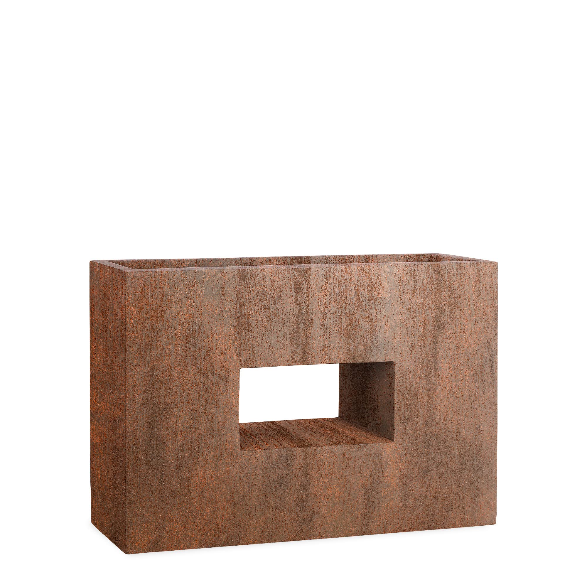 Pflanzwerk® Pflanzkübel Vista Rost Braun 52x75x27cm *Frostbeständiger Blumenkübel* *UV-Schutz* *Qualitätsware*