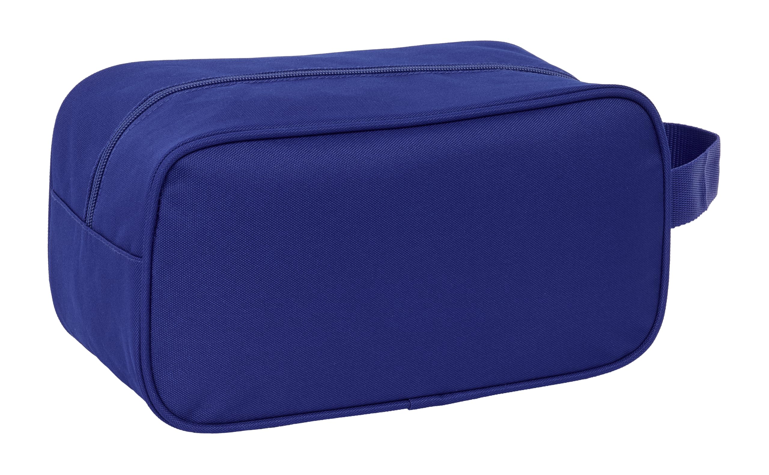 F.C. Barcelona 1. Mannschaft 25/26 – Mittelgroße Schuhtasche, multifunktional, für Sport, außerschulisch, Fußball, bequem und vielseitig, 29 x 14 x 15 cm, blau/Granate, Mediano, Lässig