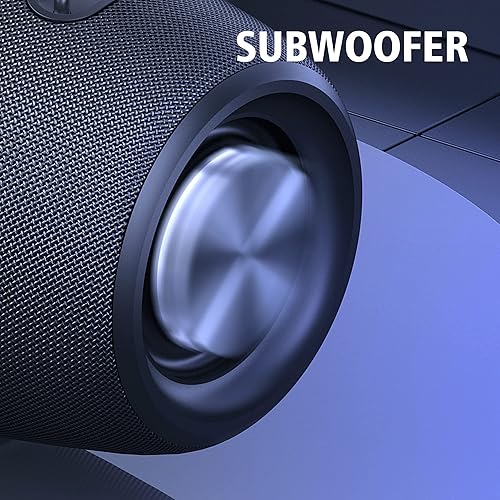 Miniatura 5 de ZEALOT Altavoces Bluetooth, altavoces Bluetooth portátiles de 75 W con subwoofer, altavoces Bluetooth inalámbrico IPX6 impermeable, reproducción de