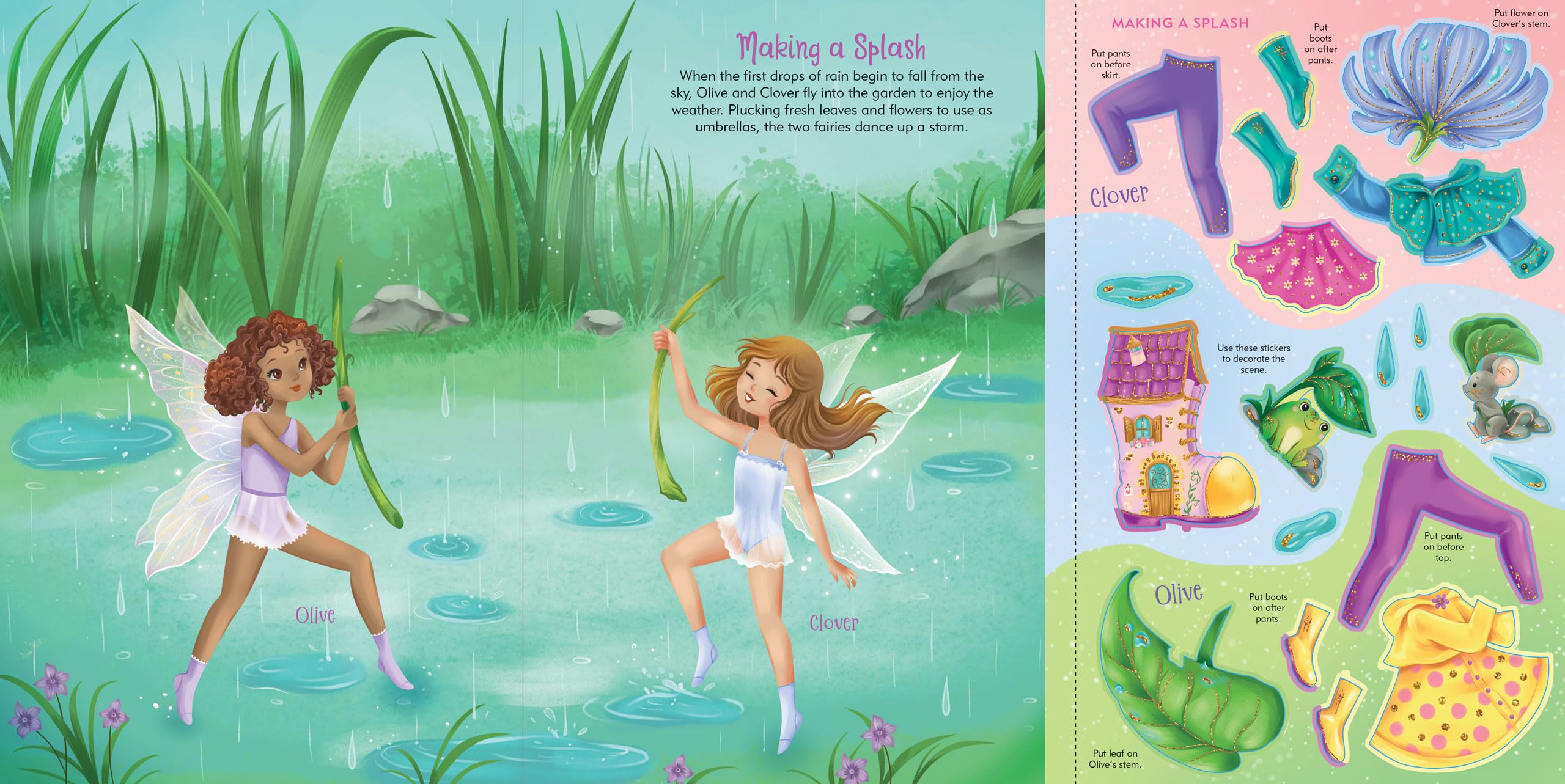 Fairies Sticker Doll Dress-Up Book - Image 7