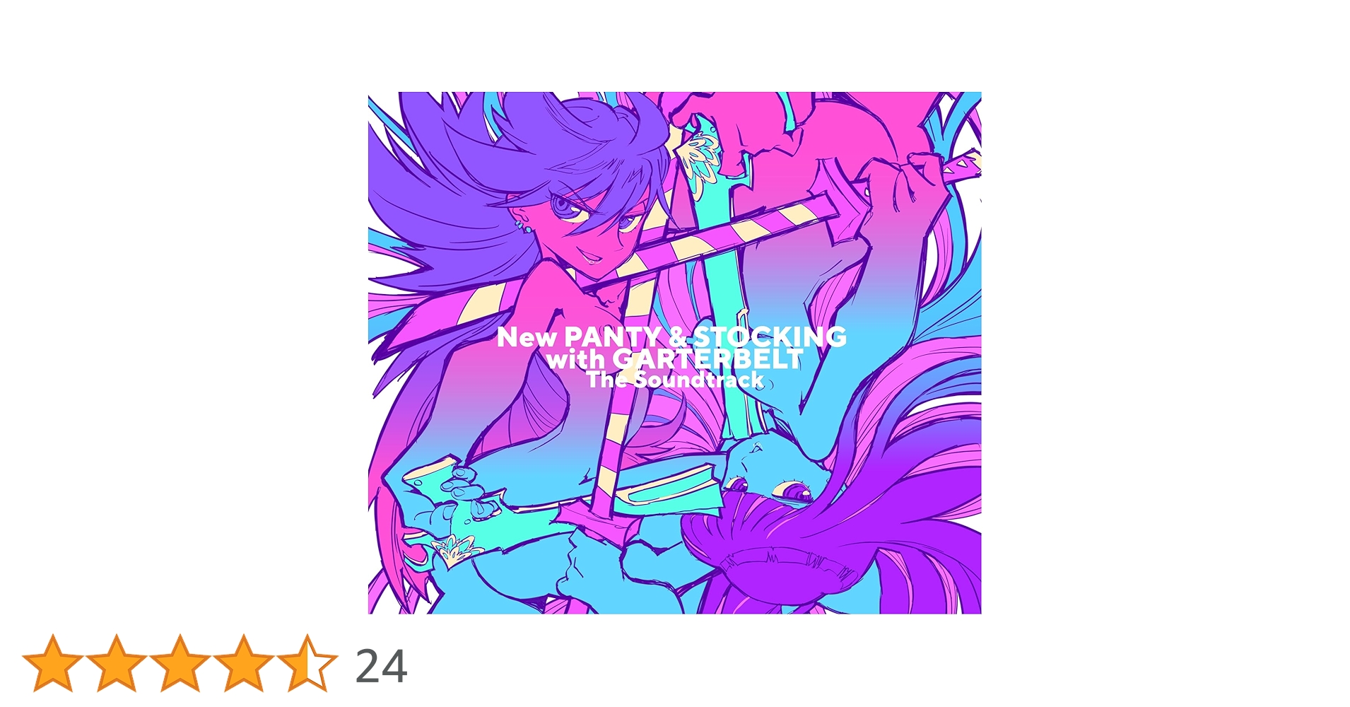 NewPANTY&STOCKING パンスト　サントラ　限定　メガジャケ 限定 Amazon | New PANTY & STOCKING with GARTERBELT The Soundtrack [初回