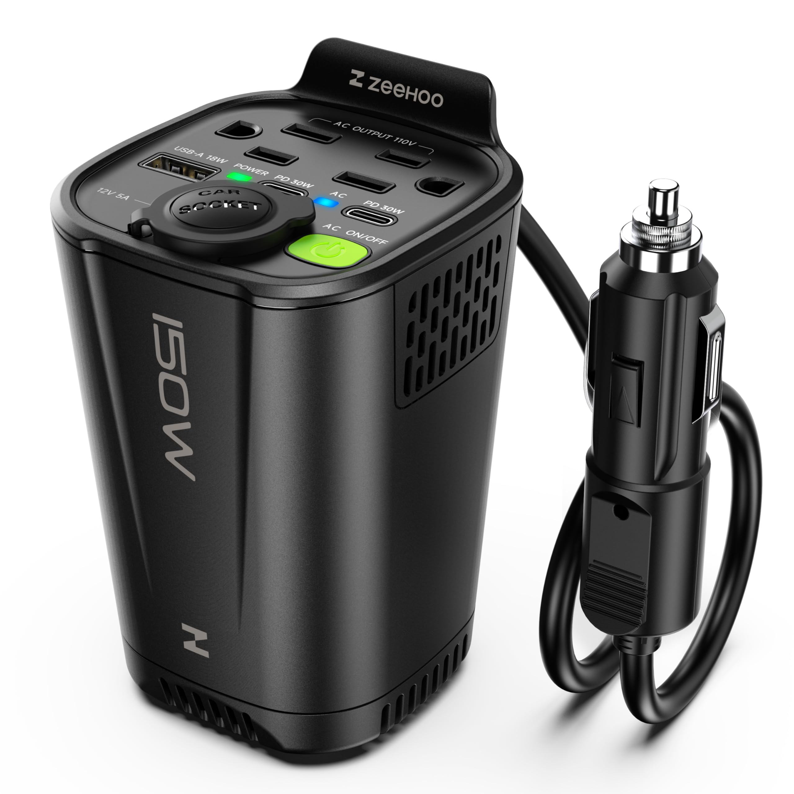 ZEEHOO 150W Car Power Inverter