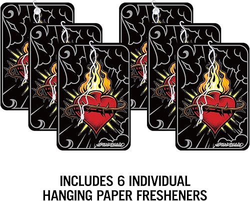 Miniatura 2 de Turtle Wax X Mister Cartoon 54307 Air Fresh - Ambientador de papel colgante neutralizante de olores, larga duración, para automóvil y hogar, 6