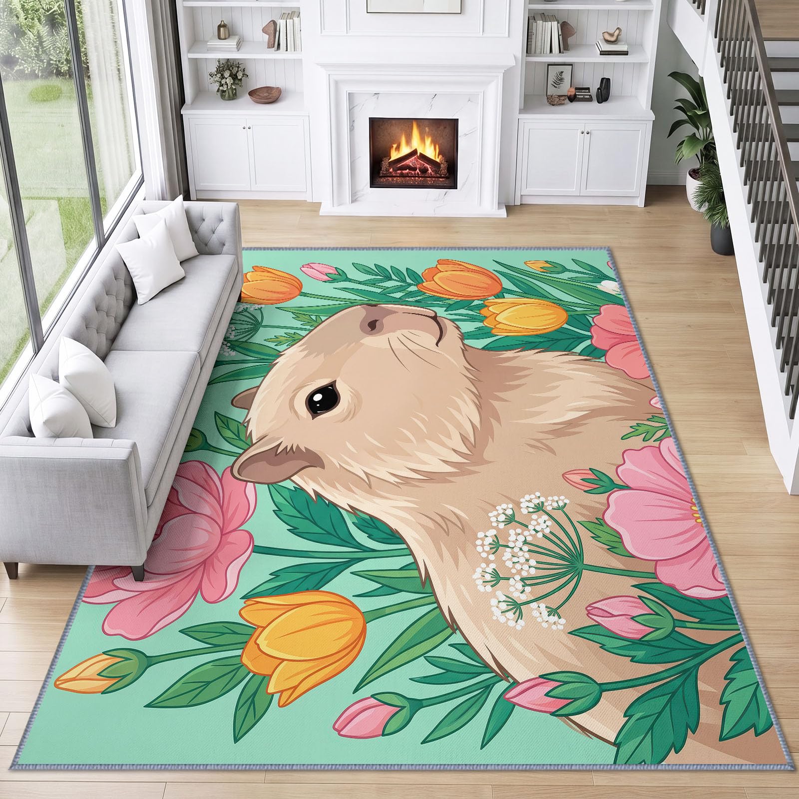 Tapis Frais Animaux Animaux de Compagnie Mignons Lavable en Machine