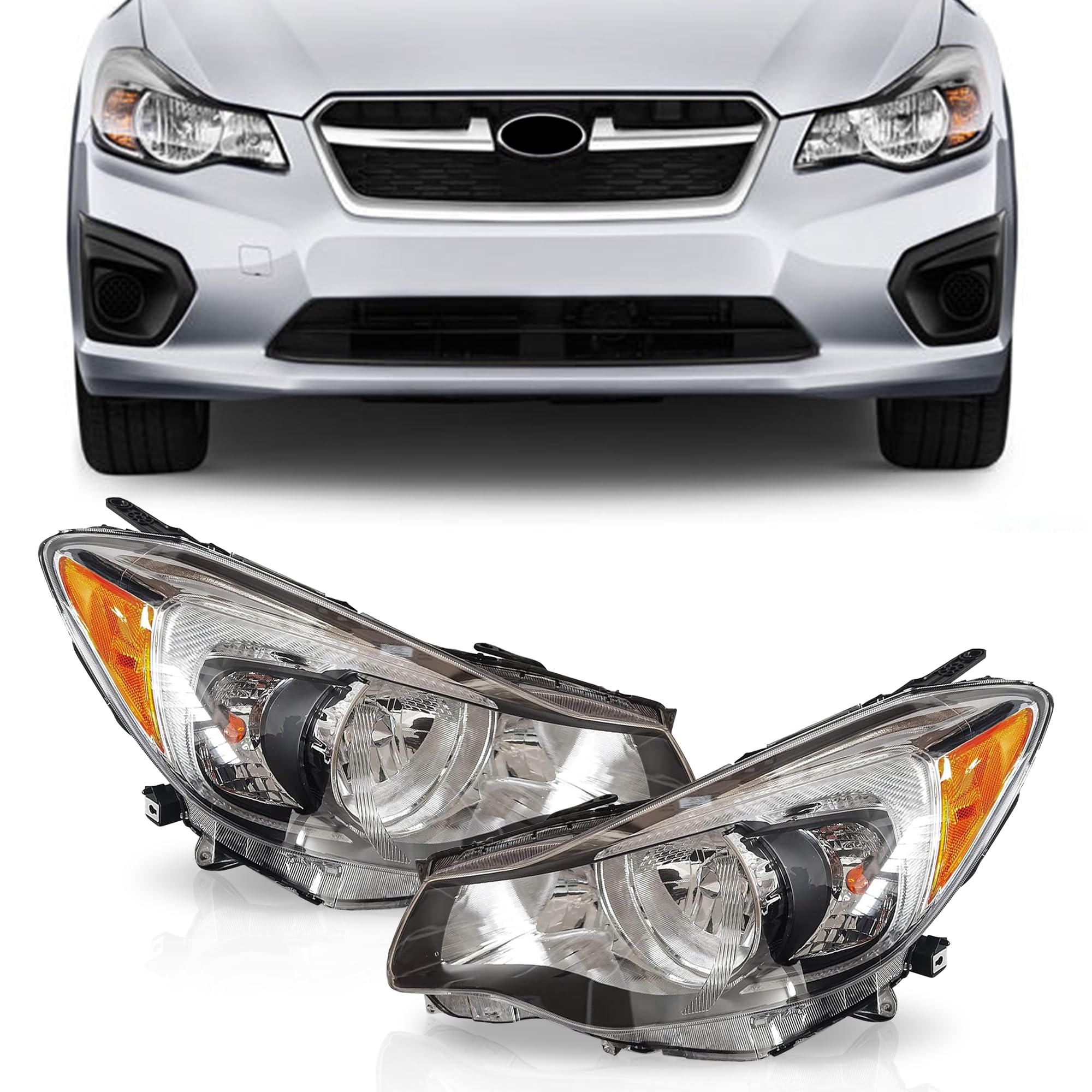 Amazon.com: PartsFlow Halogen Headlight Assembly Right & Left Side