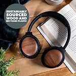 Thinksound ov202w Over Ear Noise Cancelling Headphones, 100+ Hours of Listening ANC Hybrid Active Noise canceling Battery Best HiFi Headset for Studio Monitor, Beats, Musicians, Gym, Guitar, bass