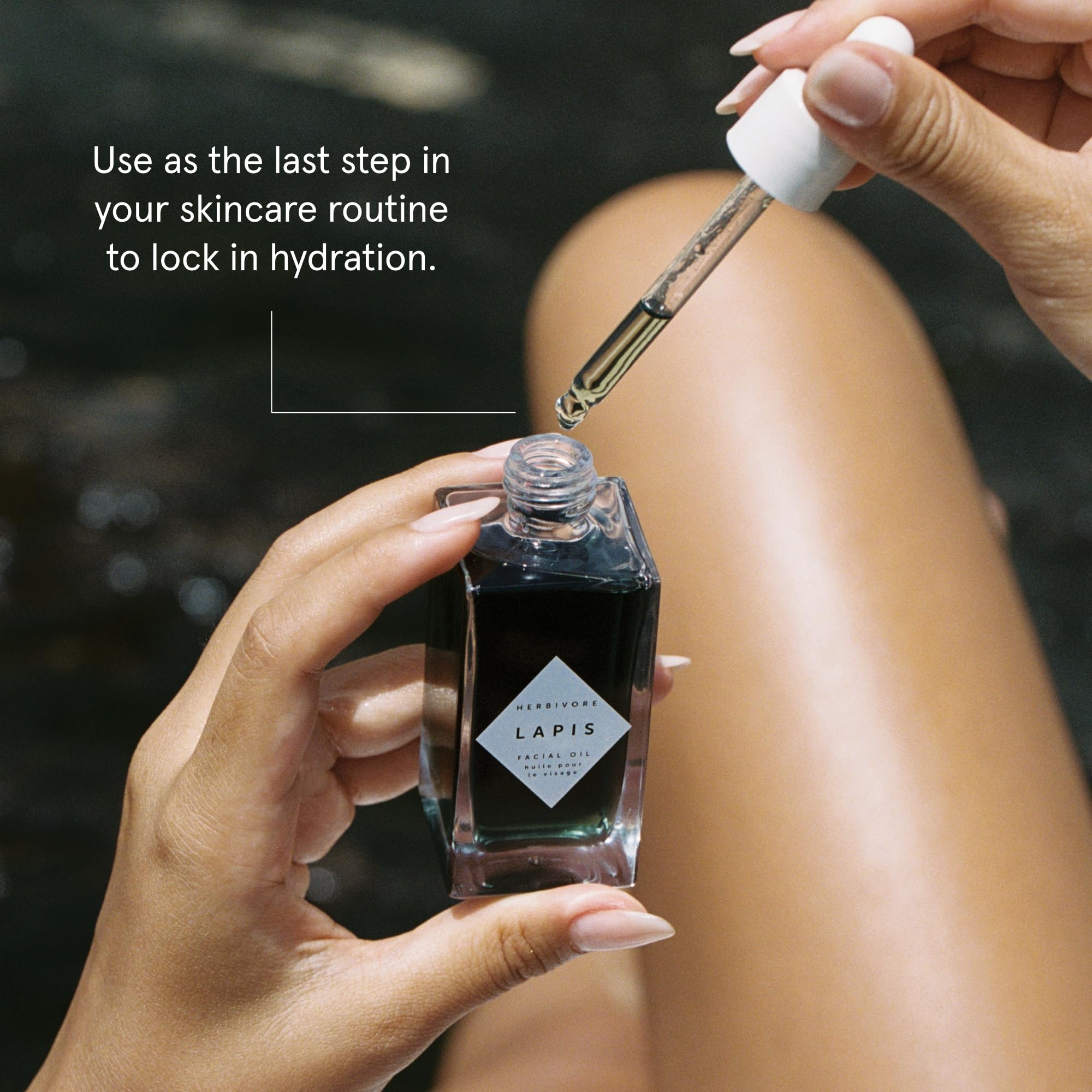 HERBIVORE Lapis Facial Oil | Balances Oil & Soothes Redness with Blue Tansy & Squalane | Safe for Oily & Acne Prone Skin, Non-Comedogenic, Vegan