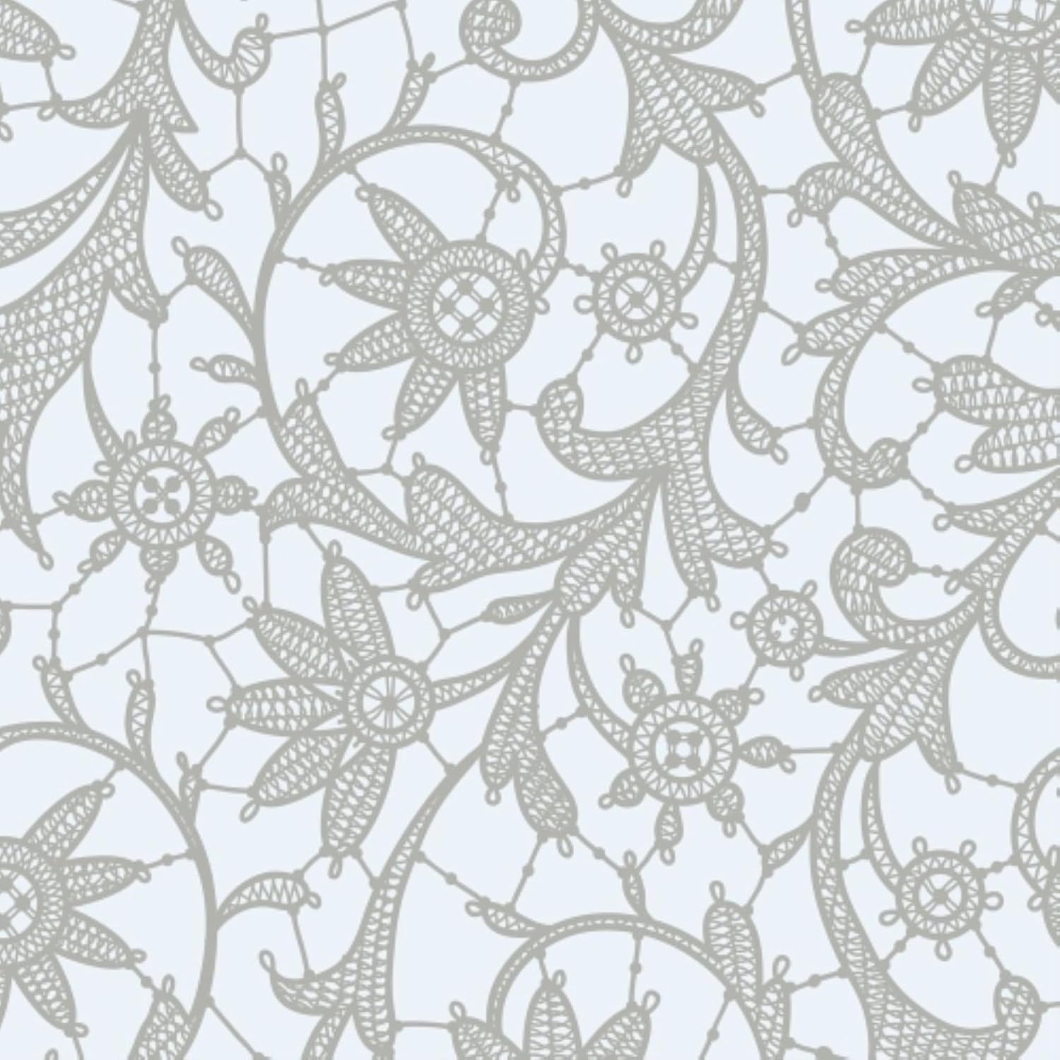 Exquisite Silver Lace Rectangle Tablecloth 54"X108" - 48 Pack image 5