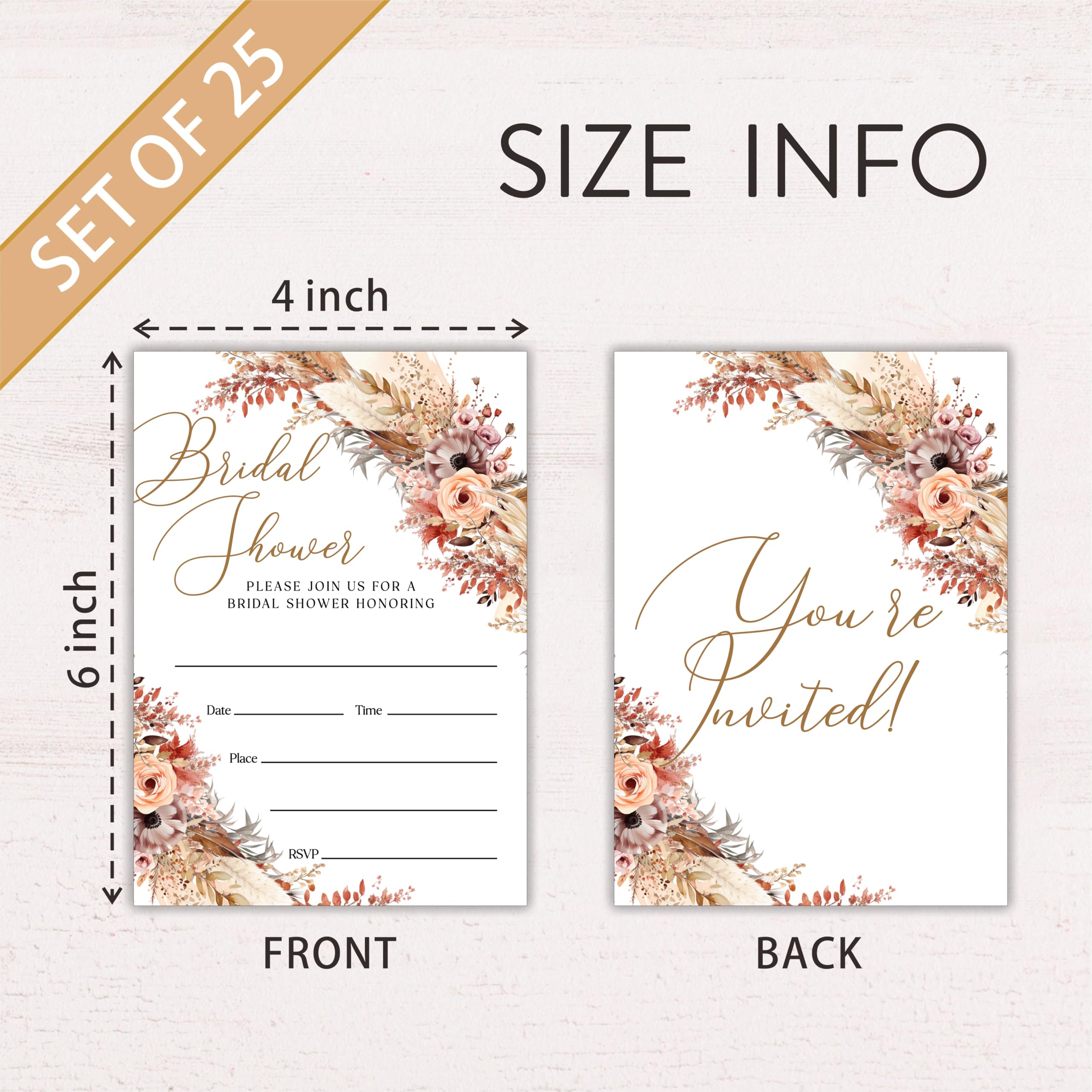 Hsupl Bridal Shower Invitation Card (4