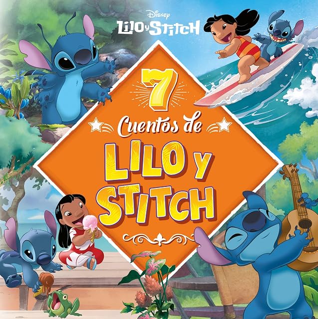 Portada de 7 cuentos de Lilo & Stitch