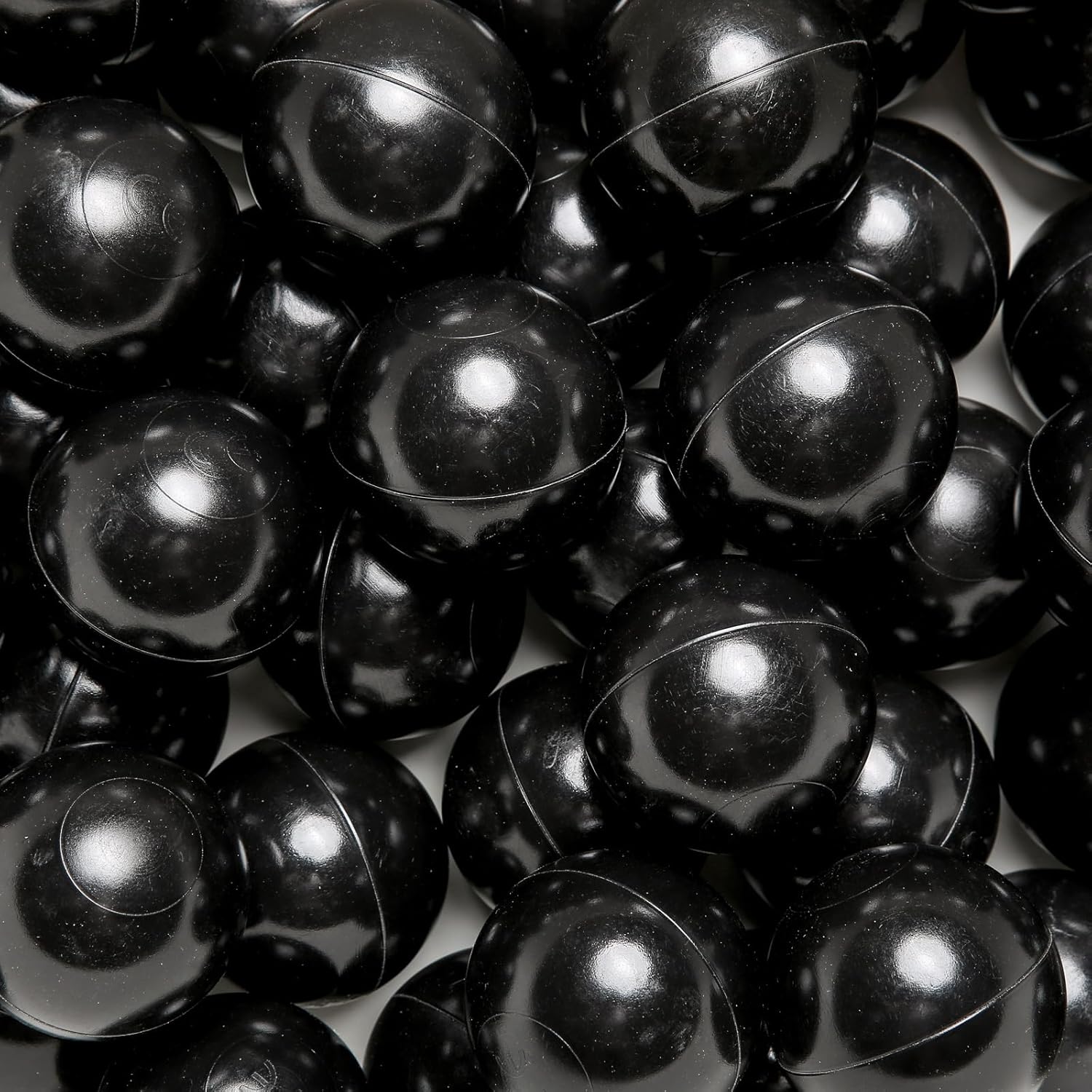 TRENDPLAY Large Ball Pit Balls 50 100 Count 2.75 Inch, Big Neutral Balls Bulk Non Toxic for Toddler Baby Kids Dogs,Party