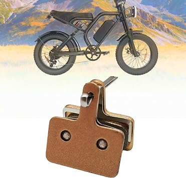 Sintered E-Bike Brake Pads for Hikeep K6 V1K6-G/K6-L/K6-T and Hikeep Coco, Rear Front Disc Brake Pads, Electric Dirt Bike Accessories Replacement Parts for Hikeep