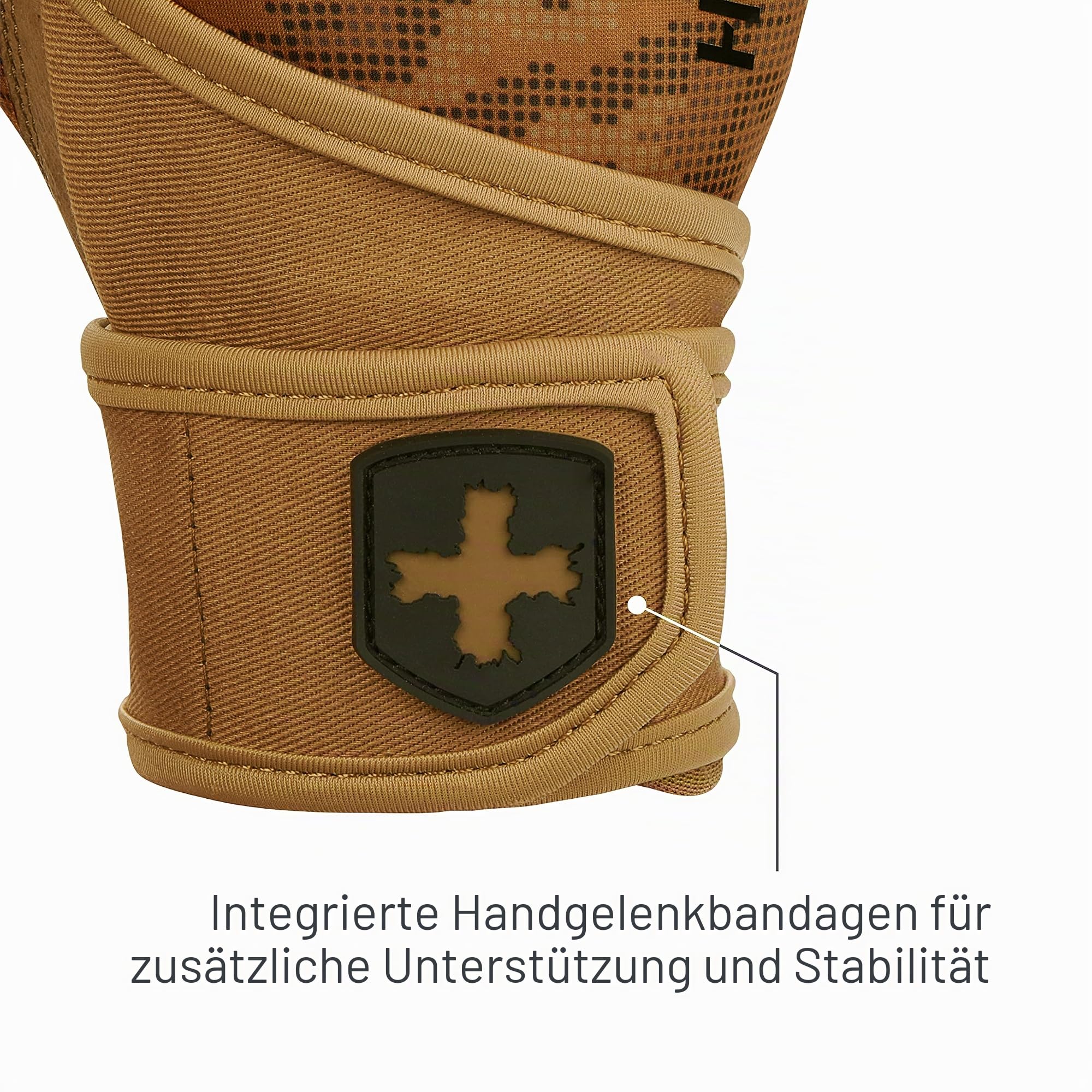 Harbinger Pro Wristwrap 2.0 Gewichtheberhandschuhe – Echtes Leder, integrierte Handgelenkstützen, 4-Wege-Stretch, perforiertes Design – Maximaler Halt – Unisex